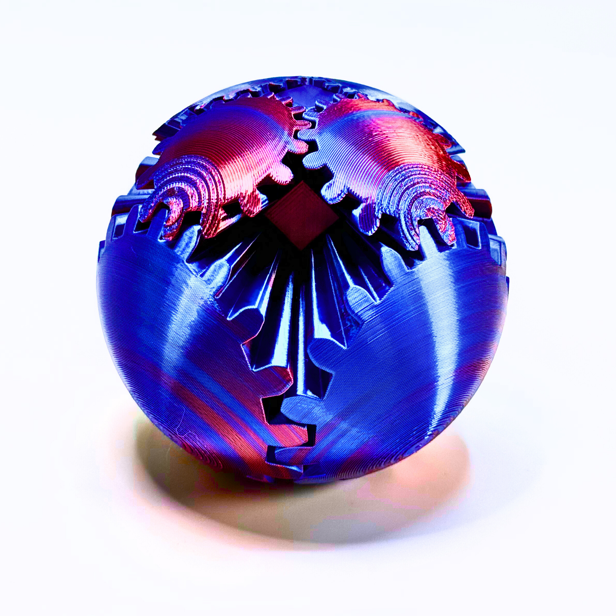 Large Gear Ball Fidget Toy - Gear Balls - Dragon Fidgets