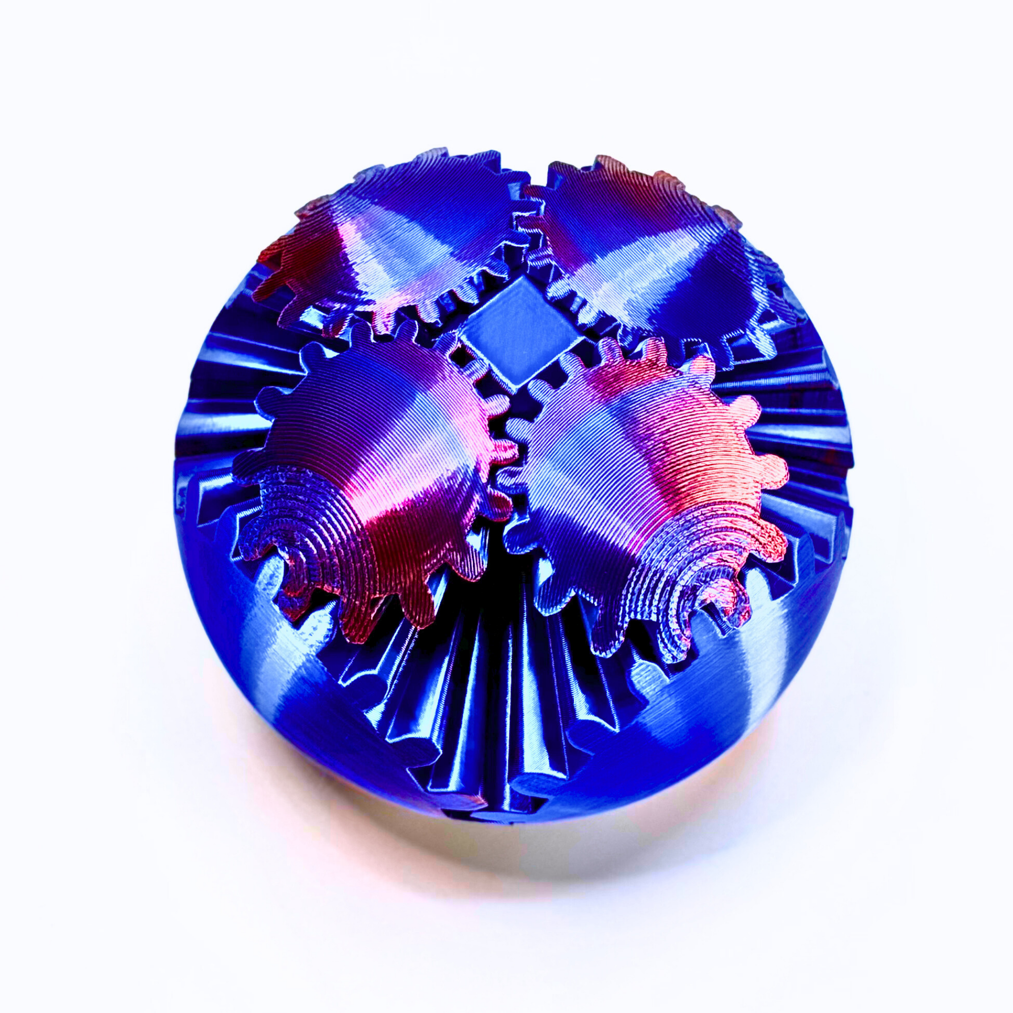 Large Gear Ball Fidget Toy - Gear Balls - Dragon Fidgets