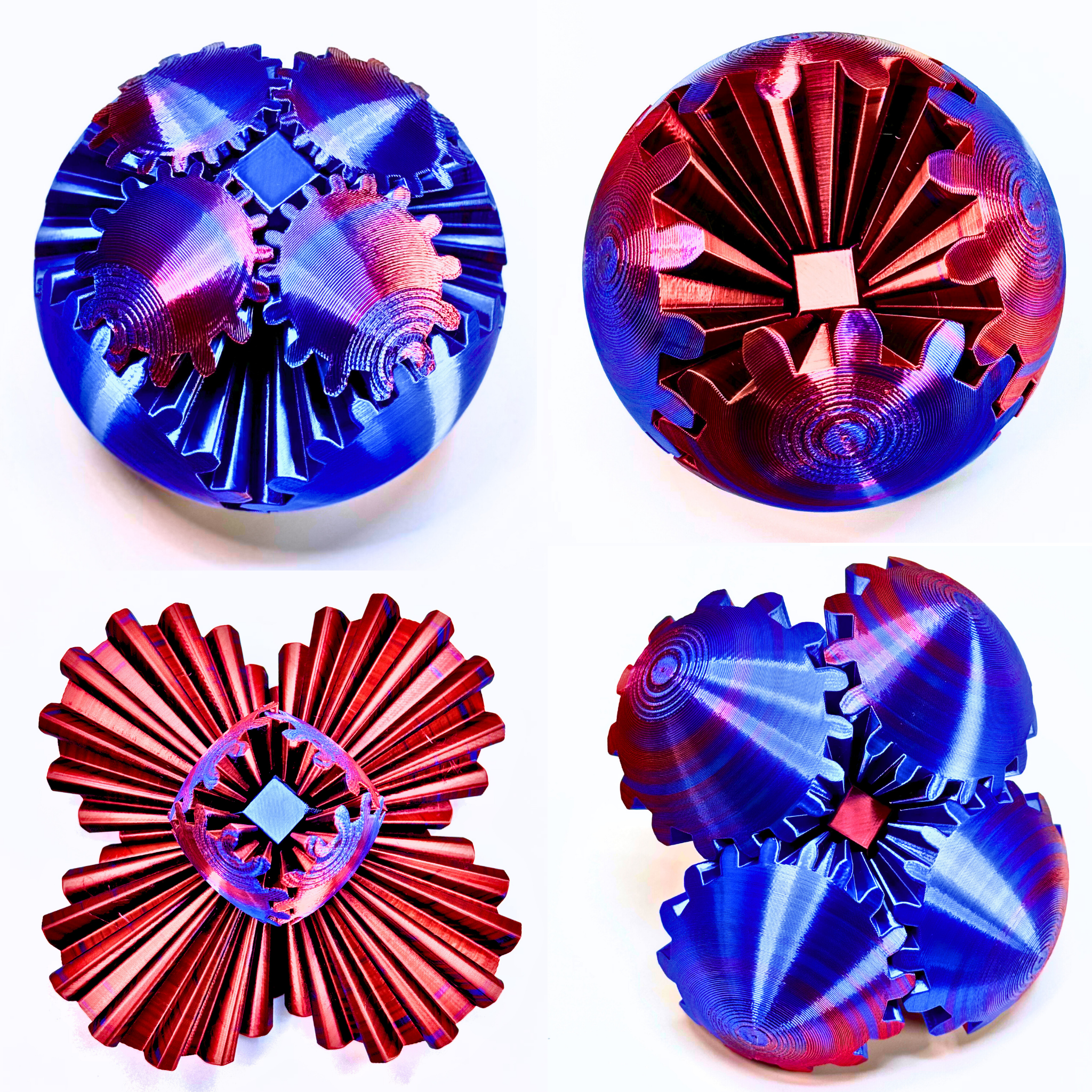 Large Gear Ball Fidget Toy - Gear Balls - Dragon Fidgets