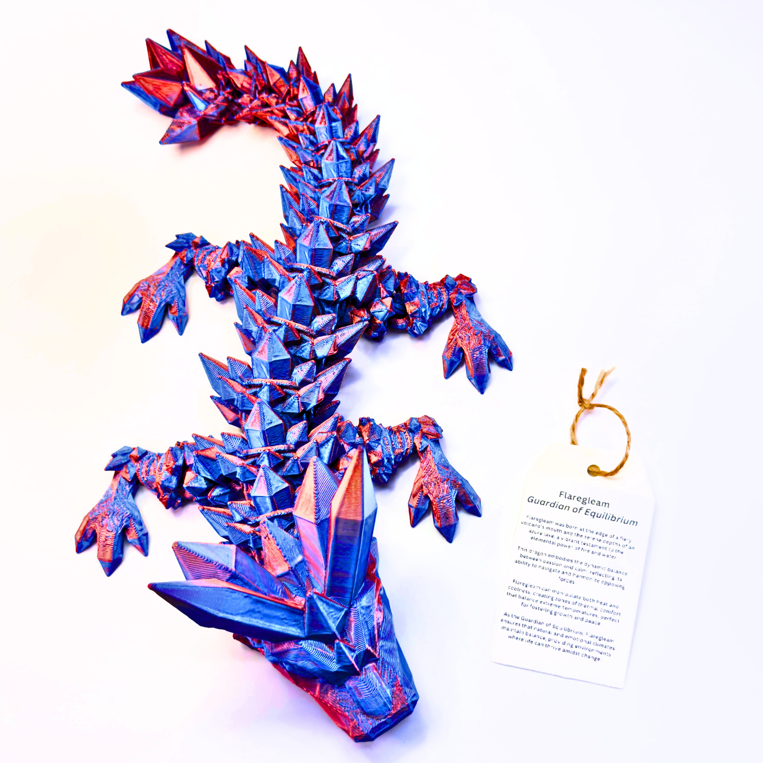 12IN Baby Crystal Dragon - Crystal Dragons - Dragon Fidgets