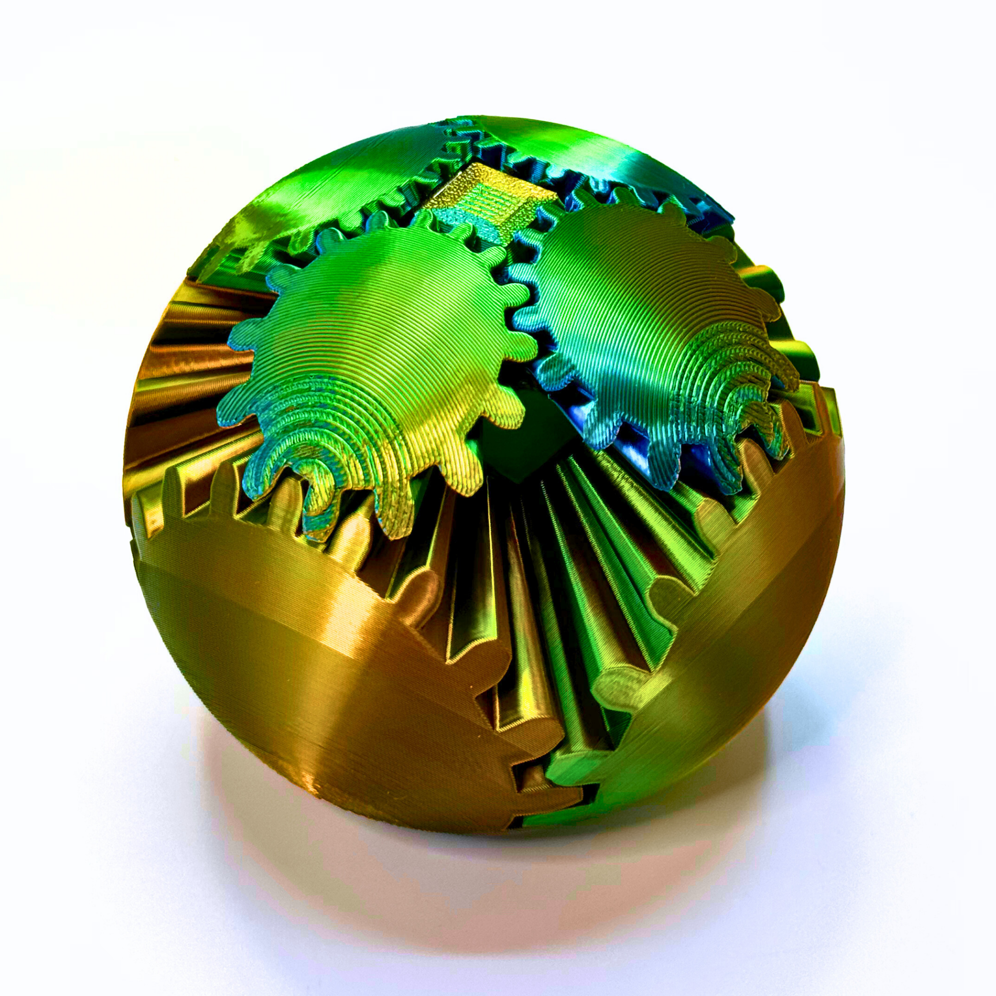 Large Gear Ball Fidget Toy - Gear Balls - Dragon Fidgets