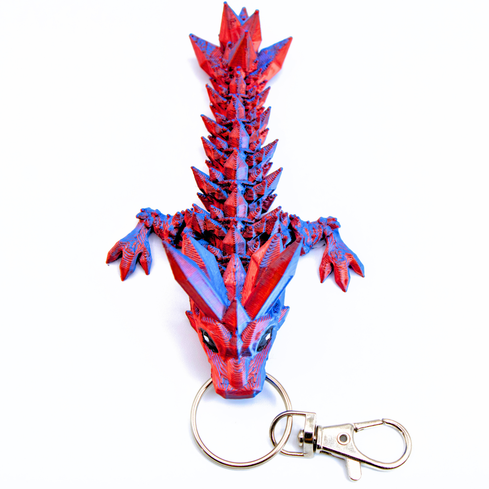 4.5IN Crystal Dragon Keychain & Egg - Crystal Dragons - Dragon Fidgets