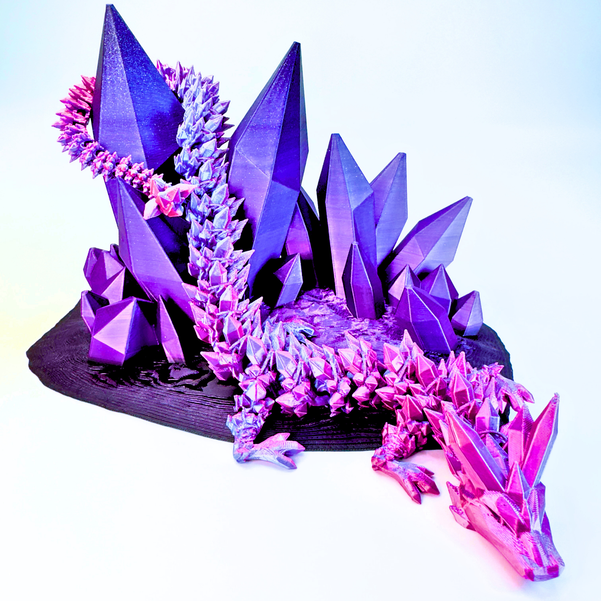 Crystal Dragon Stand - Crystal Dragons - Dragon Fidgets