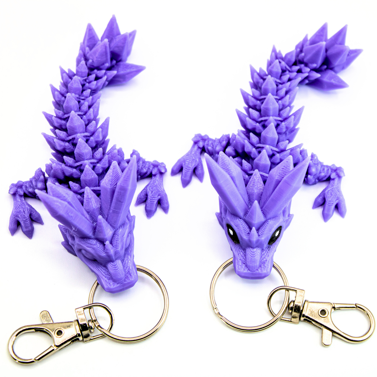 4.5IN Crystal Dragon Keychain & Egg - Crystal Dragons - Dragon Fidgets