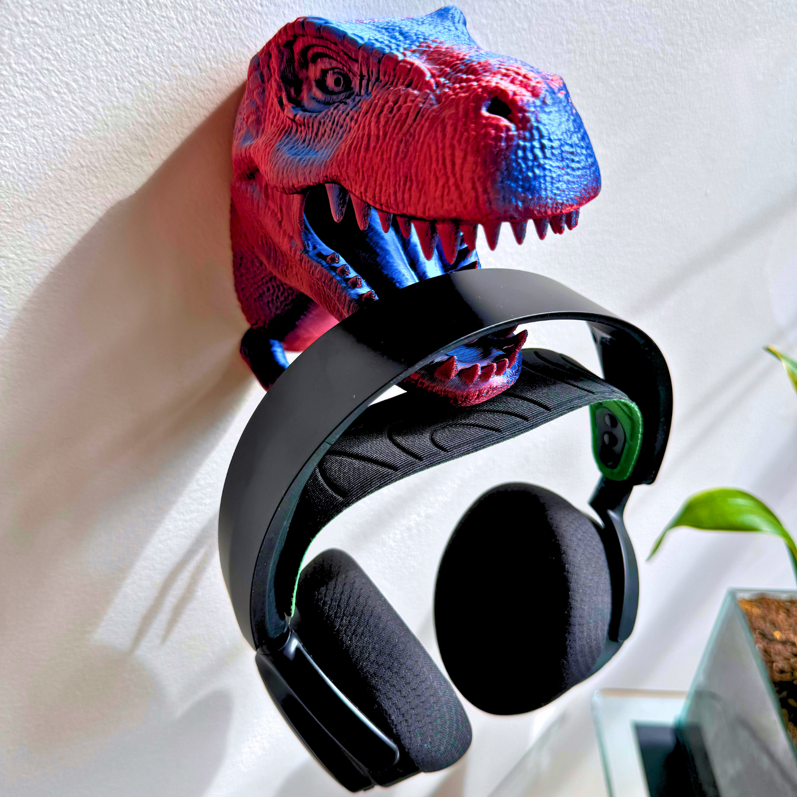 T-Rex Wall Mount Accessory Holder - T-Rex - Dragon Fidgets