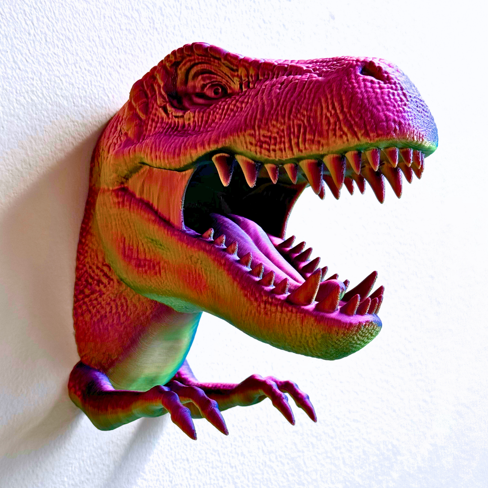 T-Rex Wall Mount Accessory Holder - T-Rex - Dragon Fidgets