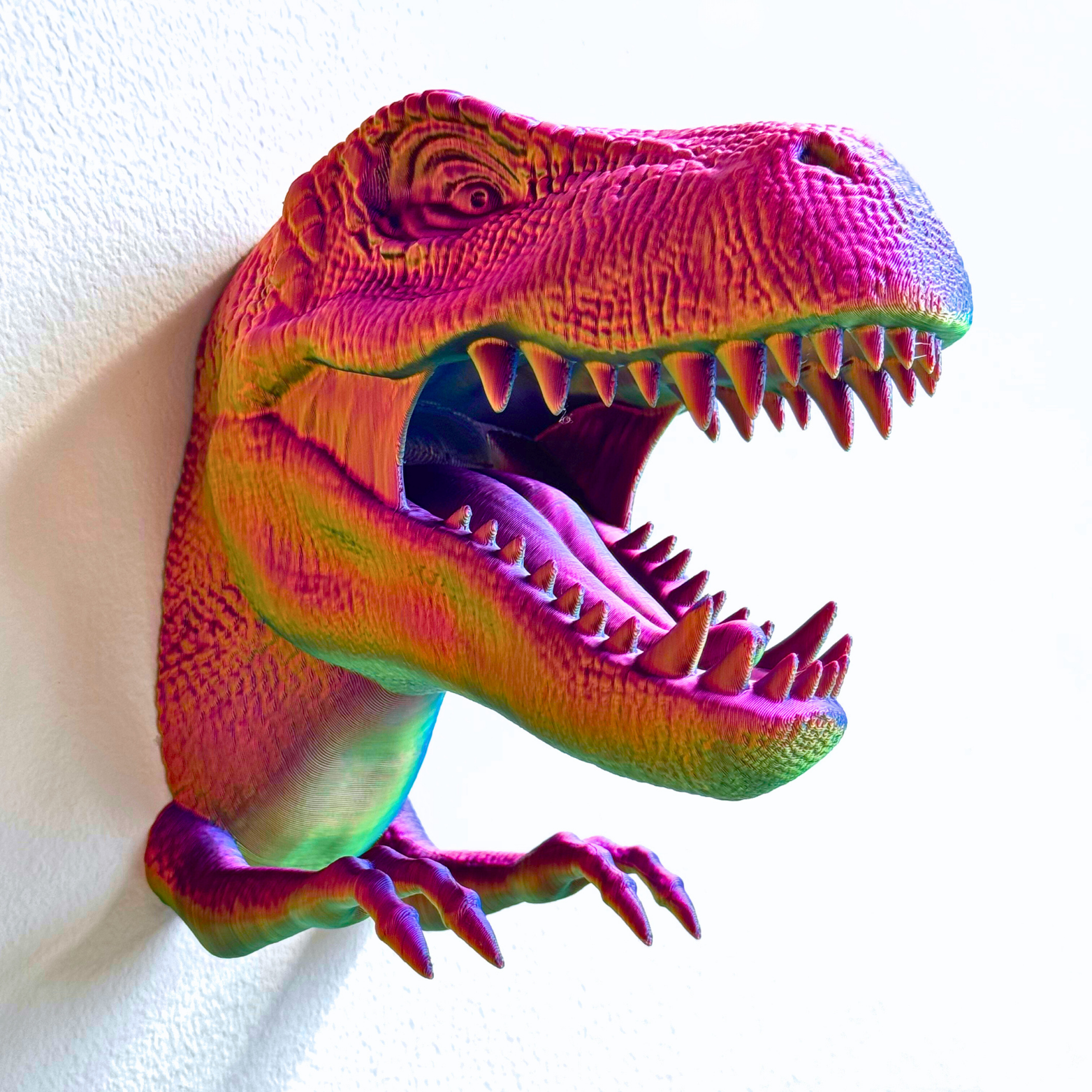 T-Rex Wall Mount Accessory Holder - T-Rex - Dragon Fidgets