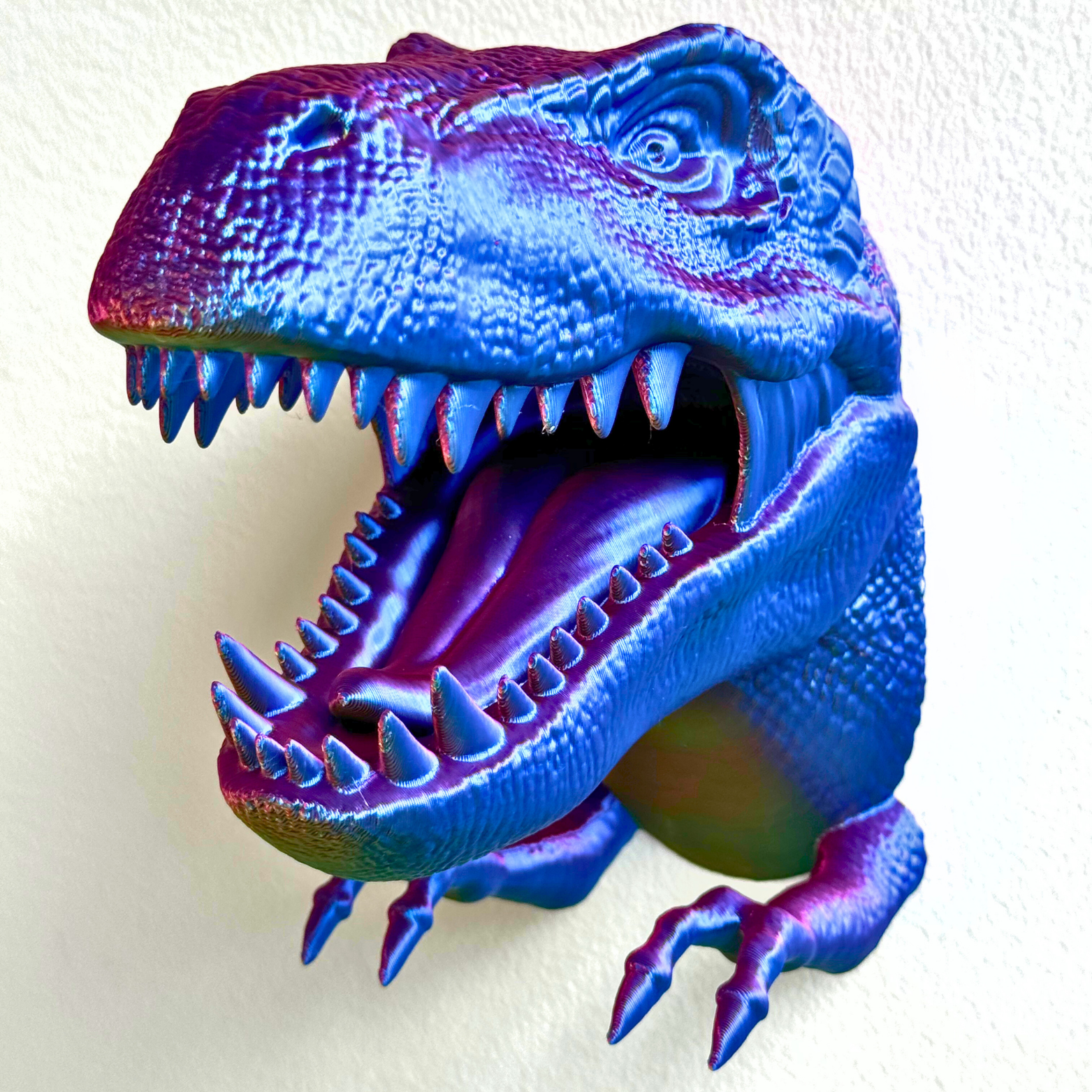 T-Rex Wall Mount Accessory Holder - T-Rex - Dragon Fidgets
