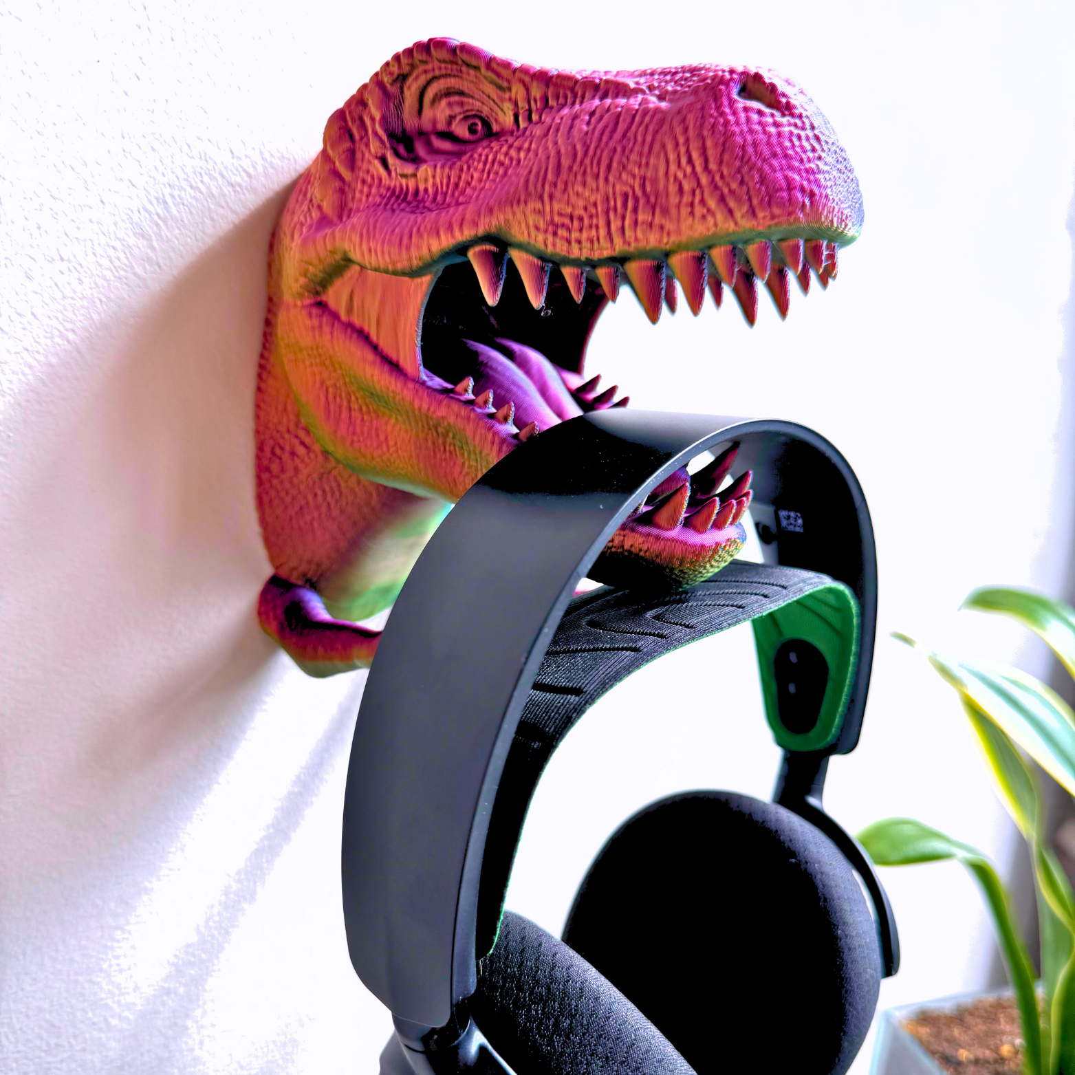 T-Rex Wall Mount Accessory Holder - T-Rex - Dragon Fidgets