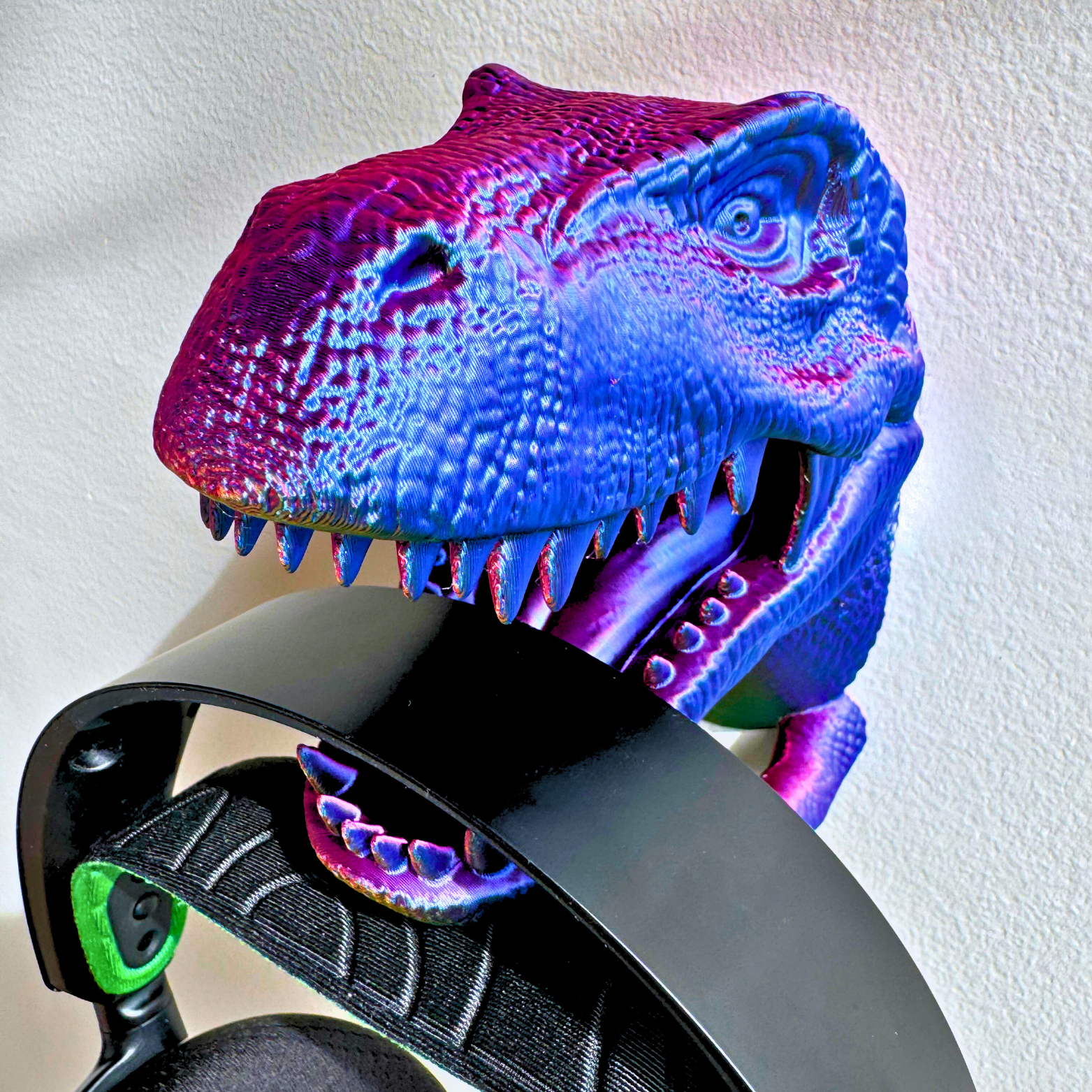 T-Rex Wall Mount Accessory Holder - T-Rex - Dragon Fidgets
