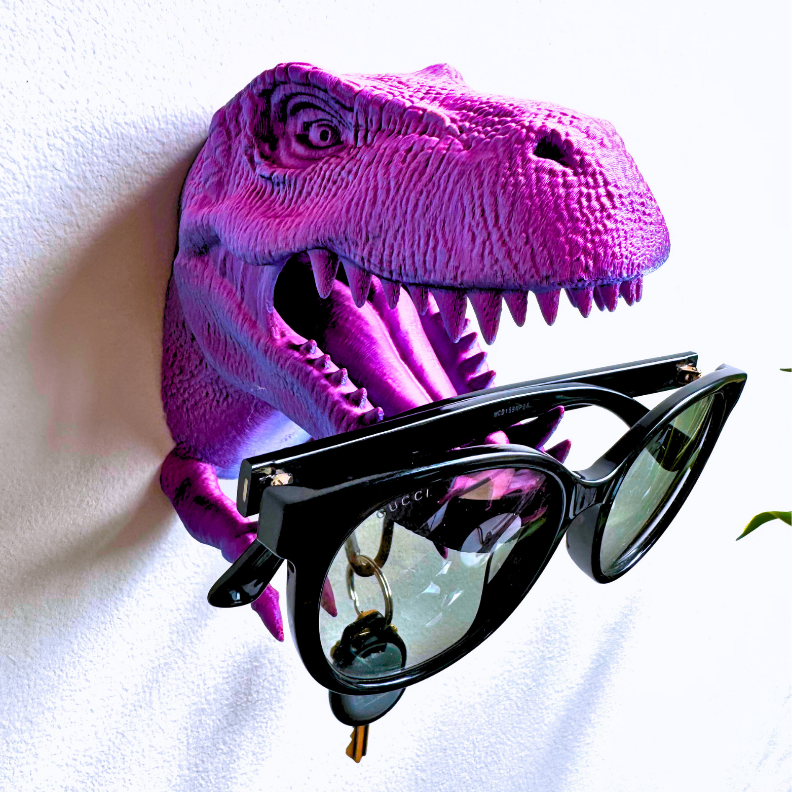 T-Rex Wall Mount Accessory Holder - T-Rex - Dragon Fidgets