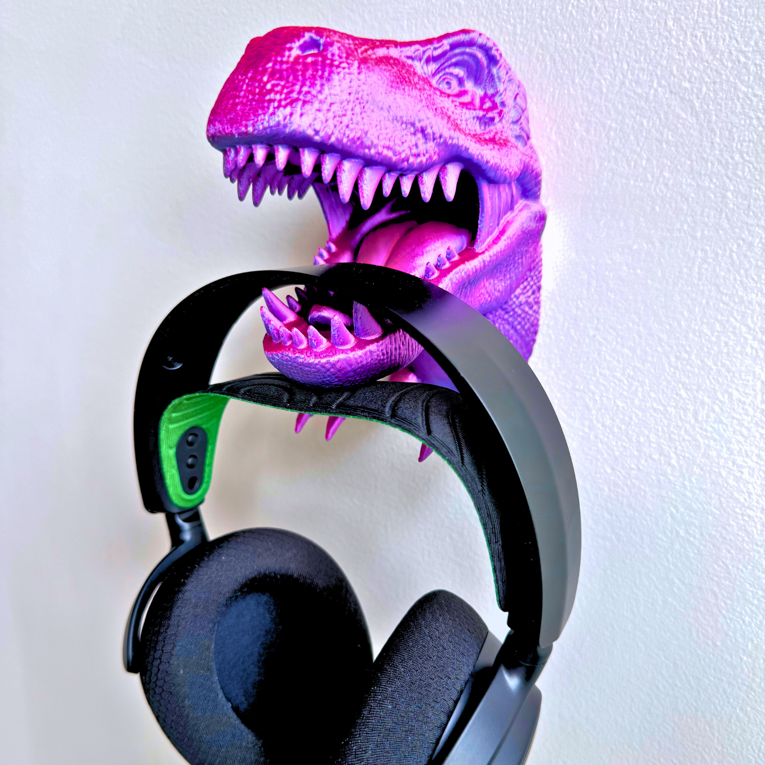 T-Rex Wall Mount Accessory Holder - T-Rex - Dragon Fidgets