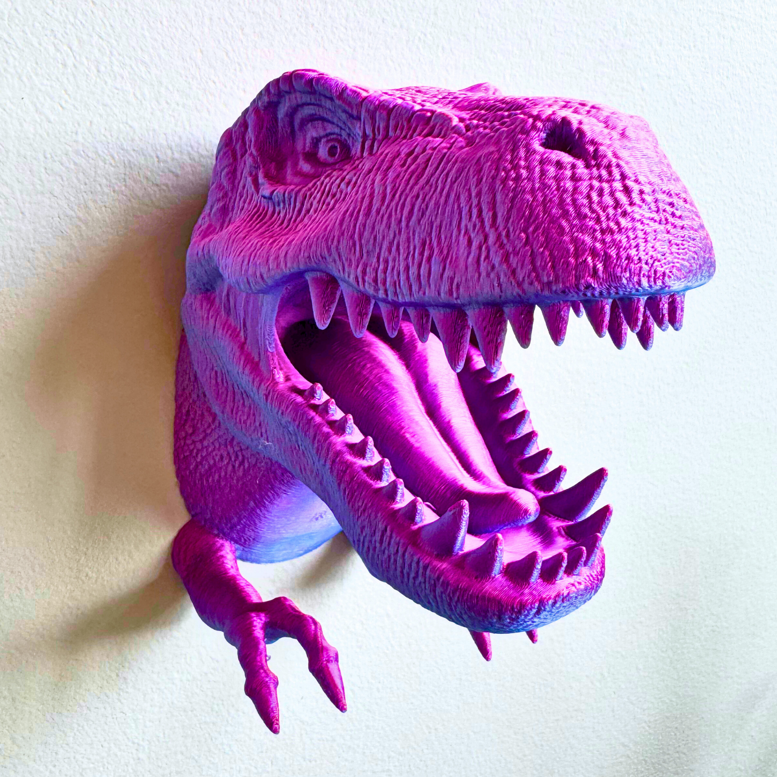 T-Rex Wall Mount Accessory Holder - T-Rex - Dragon Fidgets