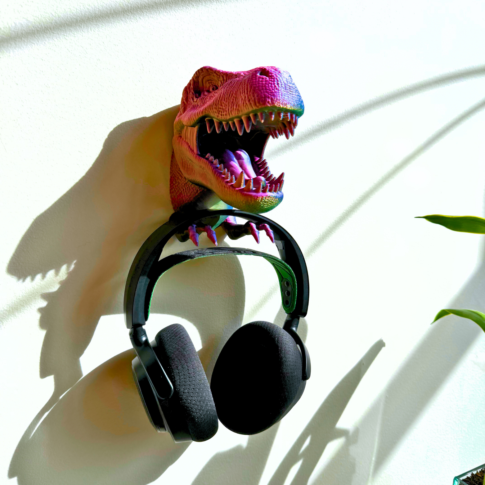 T-Rex Wall Mount Accessory Holder - T-Rex - Dragon Fidgets