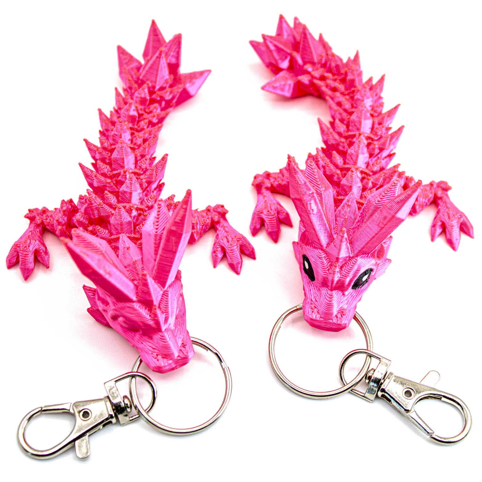4.5IN Crystal Dragon Keychain & Egg - Crystal Dragons - Dragon Fidgets