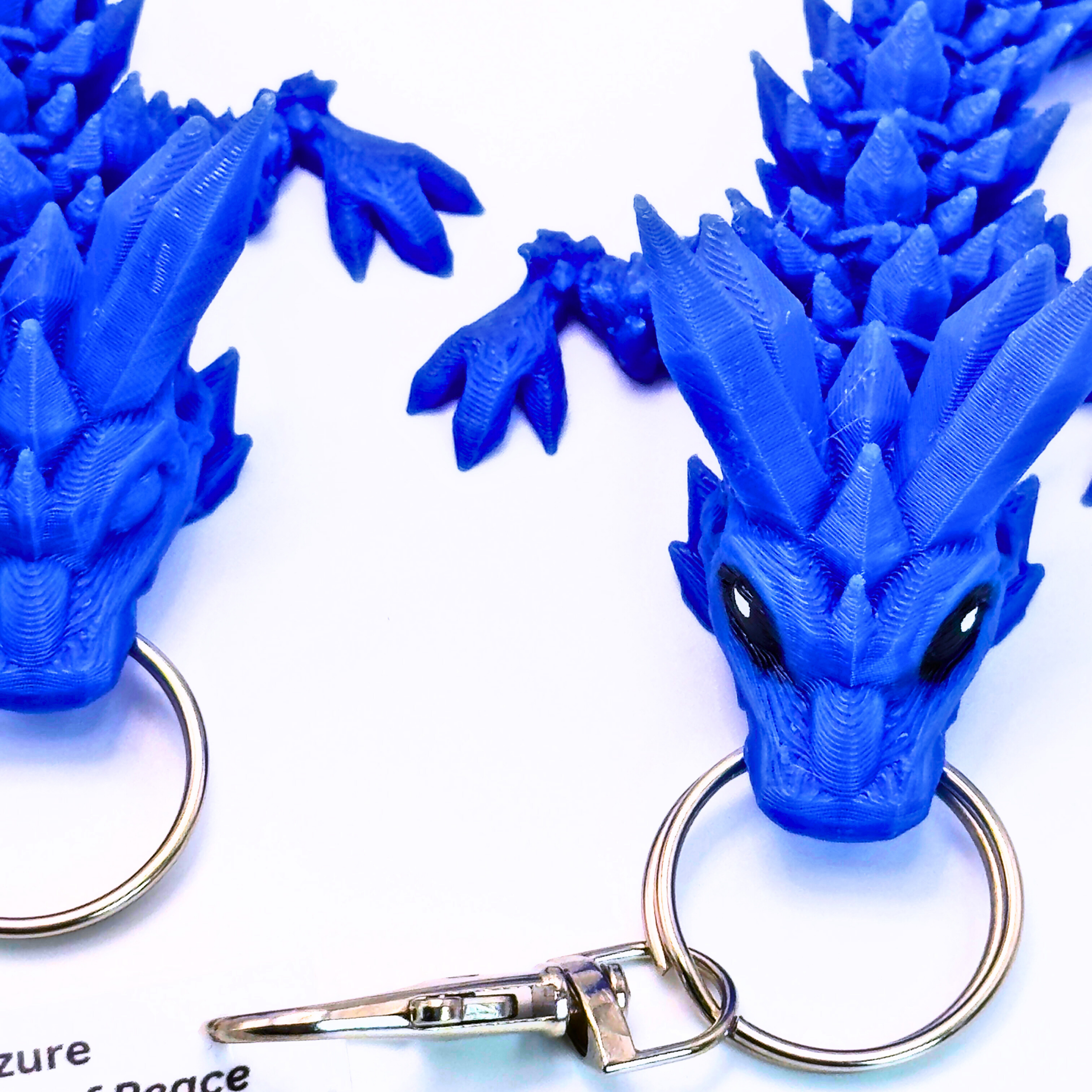 4.5IN Crystal Dragon Keychain & Egg - Crystal Dragons - Dragon Fidgets