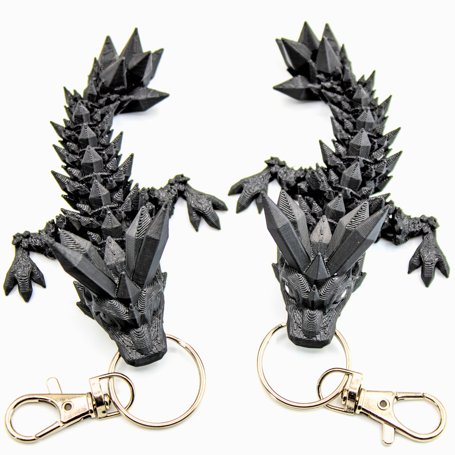 4.5IN Crystal Dragon Keychain & Egg - Crystal Dragons - Dragon Fidgets