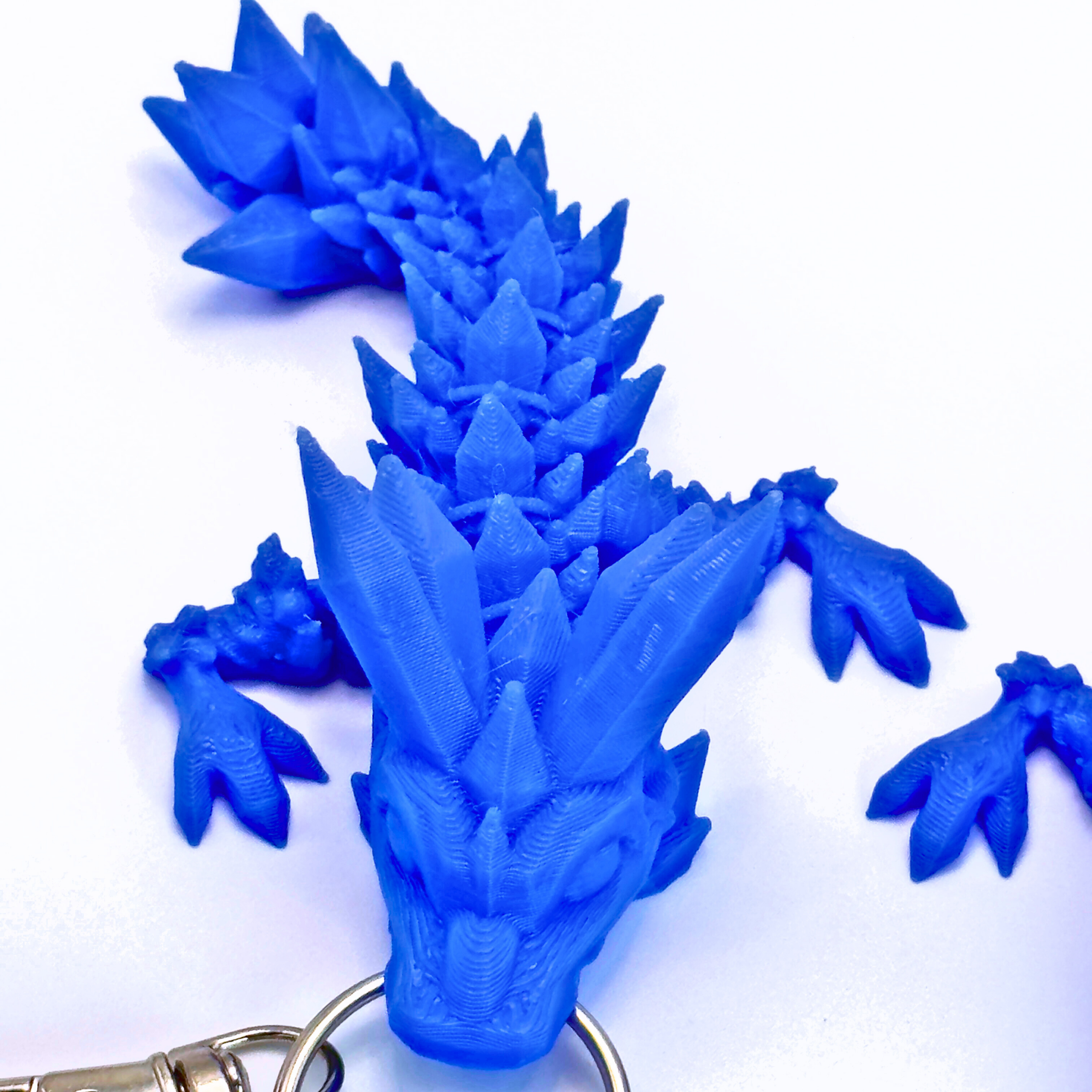 4.5IN Crystal Dragon Keychain & Egg - Crystal Dragons - Dragon Fidgets