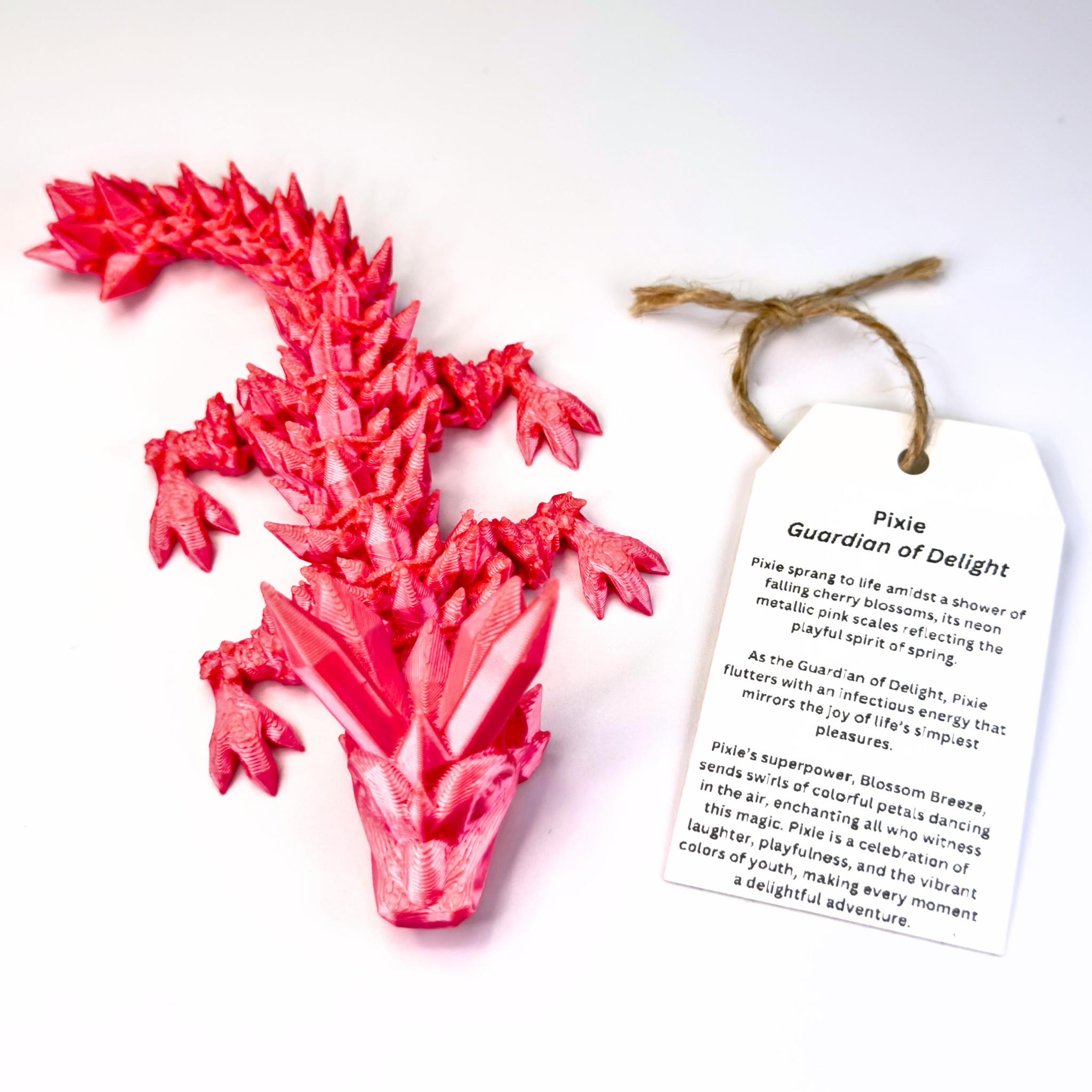 6IN Baby Crystal Dragon & 4IN Crystal Egg - Crystal Dragons - Dragon Fidgets