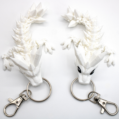 Crystal Dragon Fidget Keychain - keychain - Dragon Fidgets