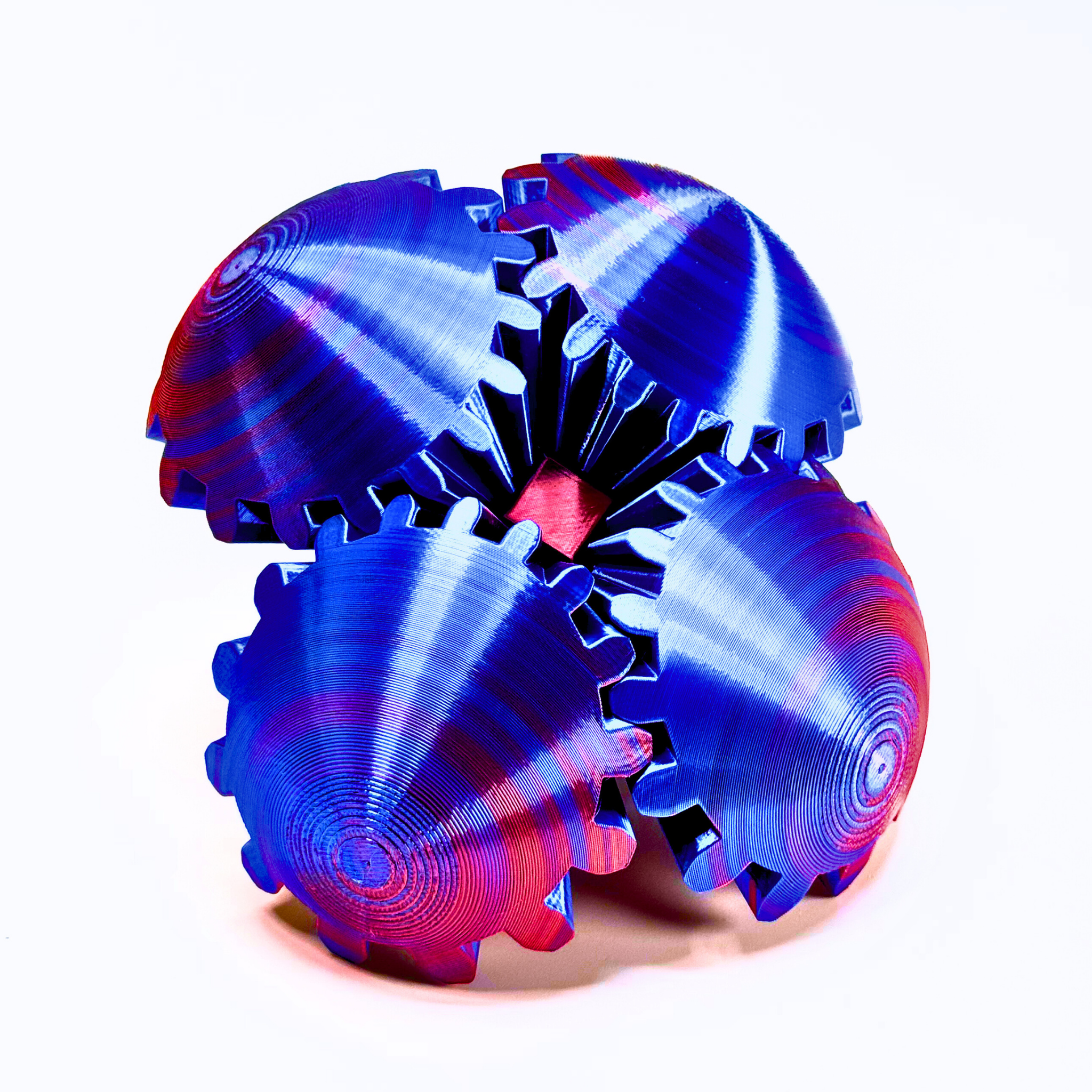Large Gear Ball Fidget Toy - Gear Balls - Dragon Fidgets