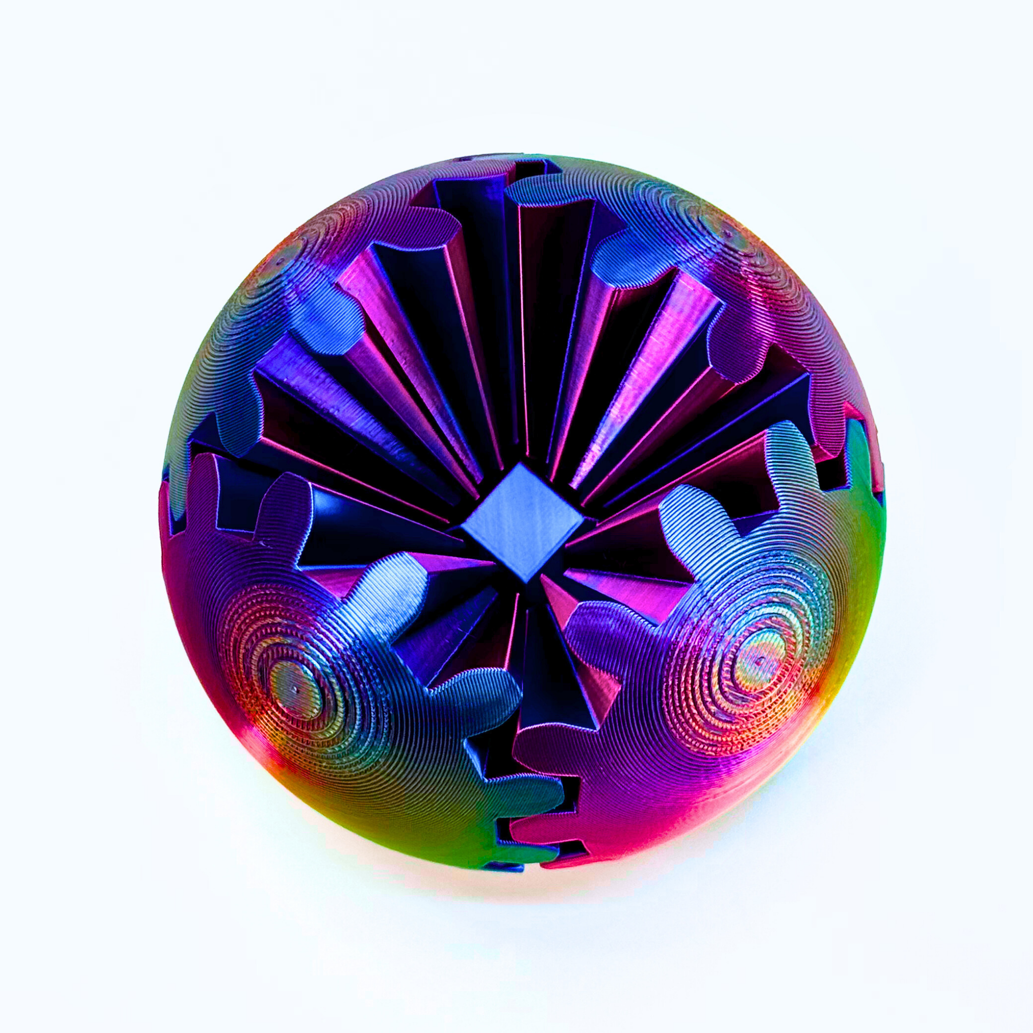 Large Gear Ball Fidget Toy - Gear Balls - Dragon Fidgets