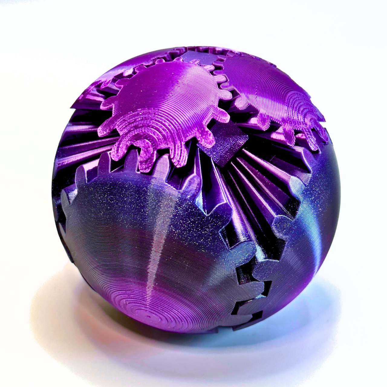 Large Gear Ball Fidget Toy - Gear Balls - Dragon Fidgets