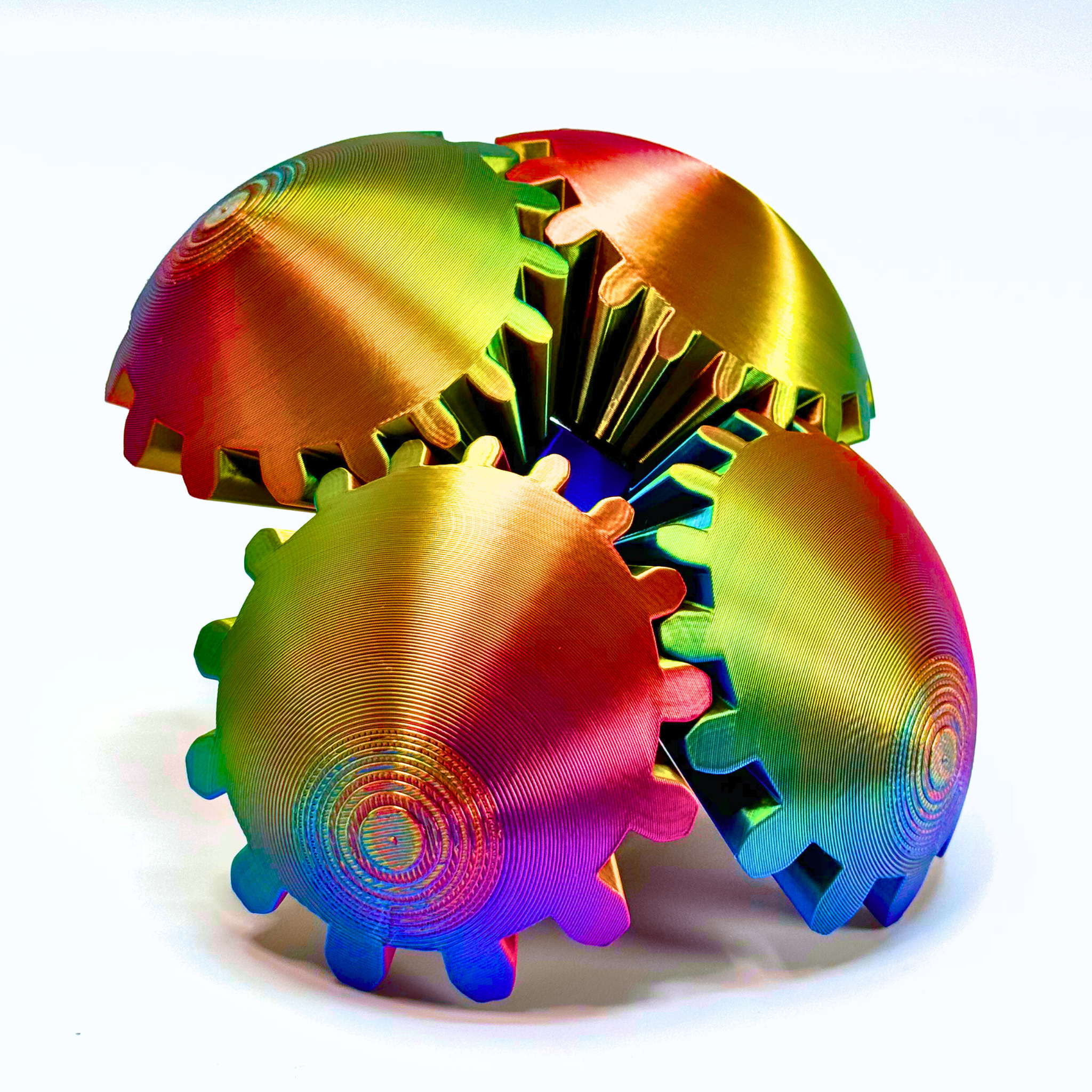 Small Gear Ball Fidget Toy - Gear Balls - Dragon Fidgets