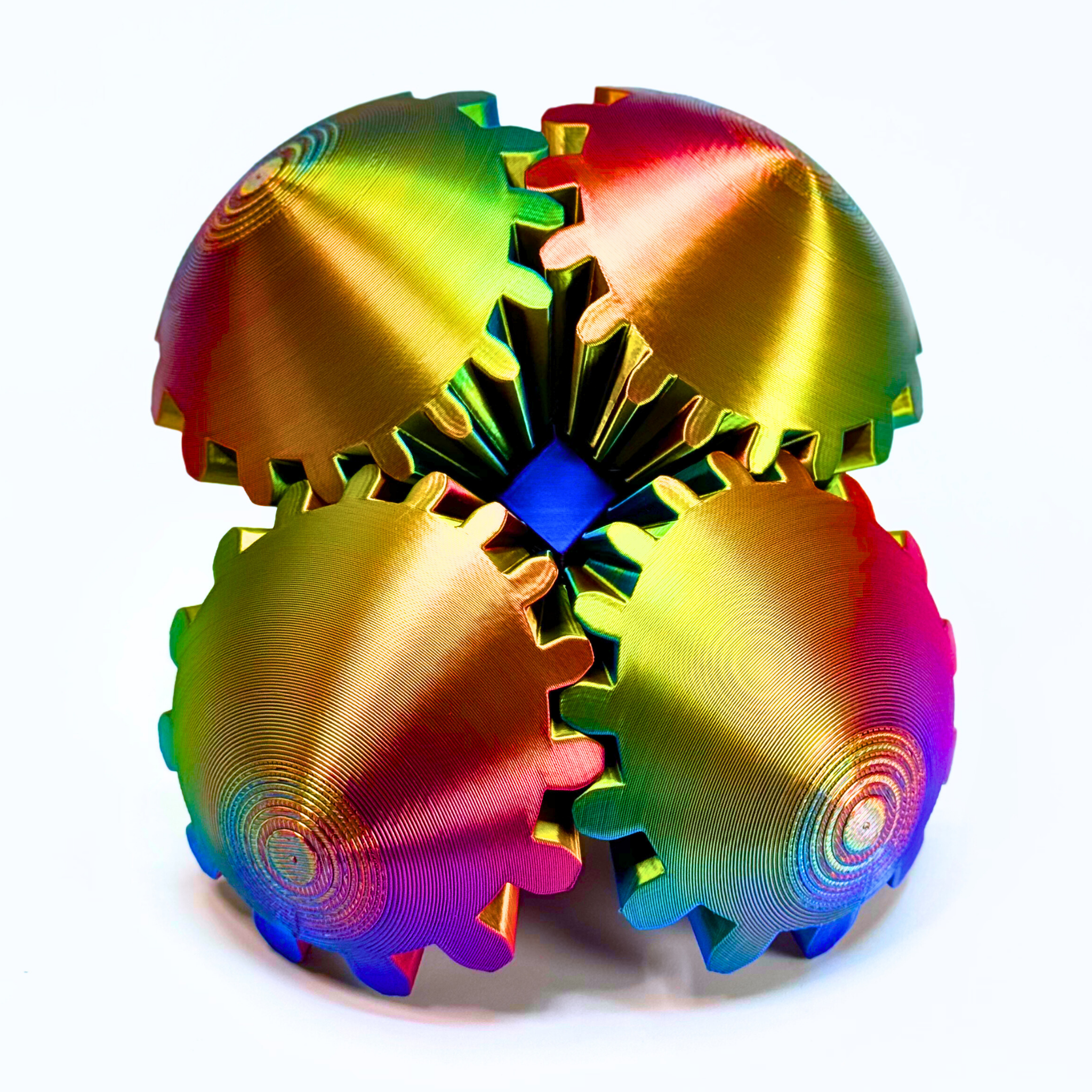 Large Gear Ball Fidget Toy - Gear Balls - Dragon Fidgets