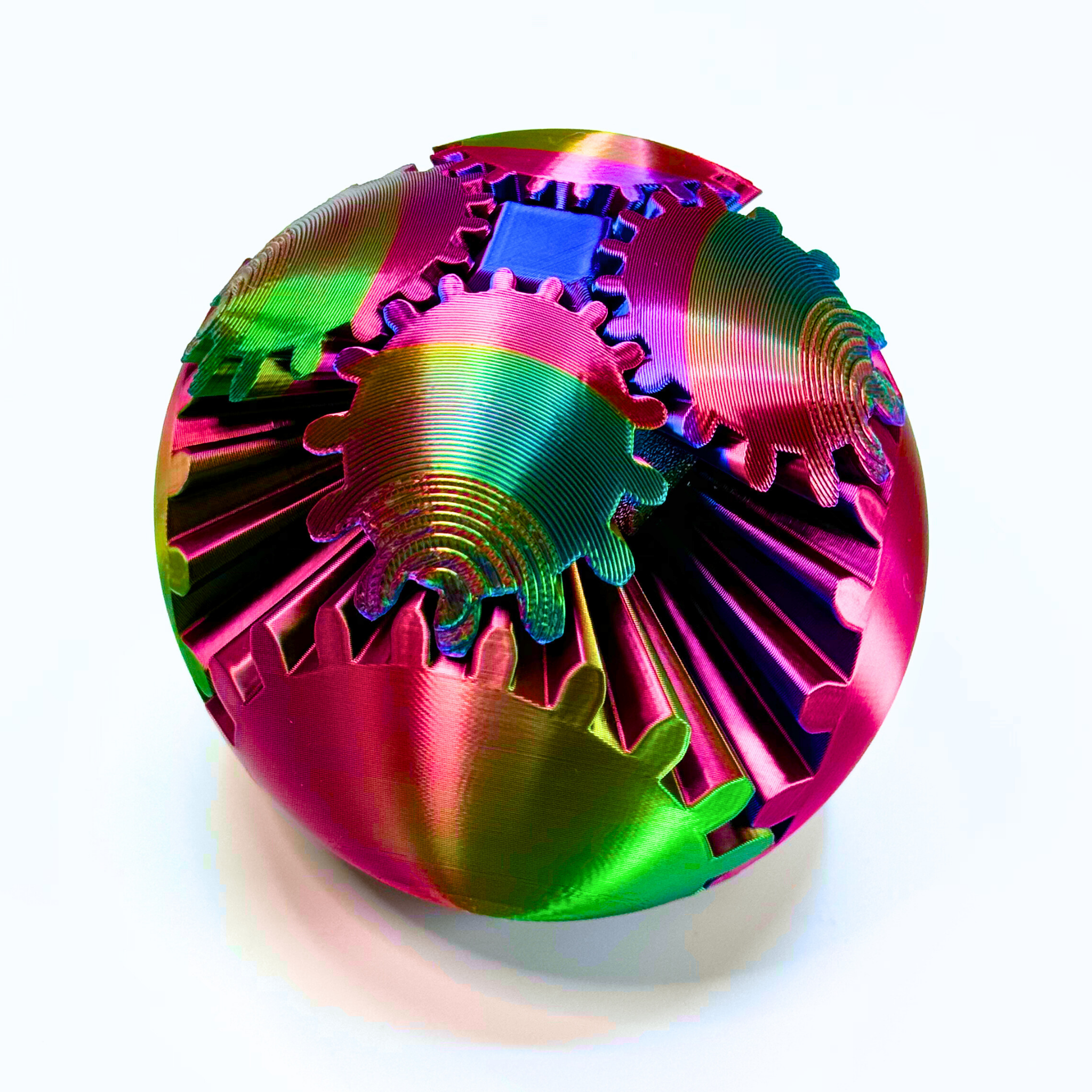 Large Gear Ball Fidget Toy - Gear Balls - Dragon Fidgets