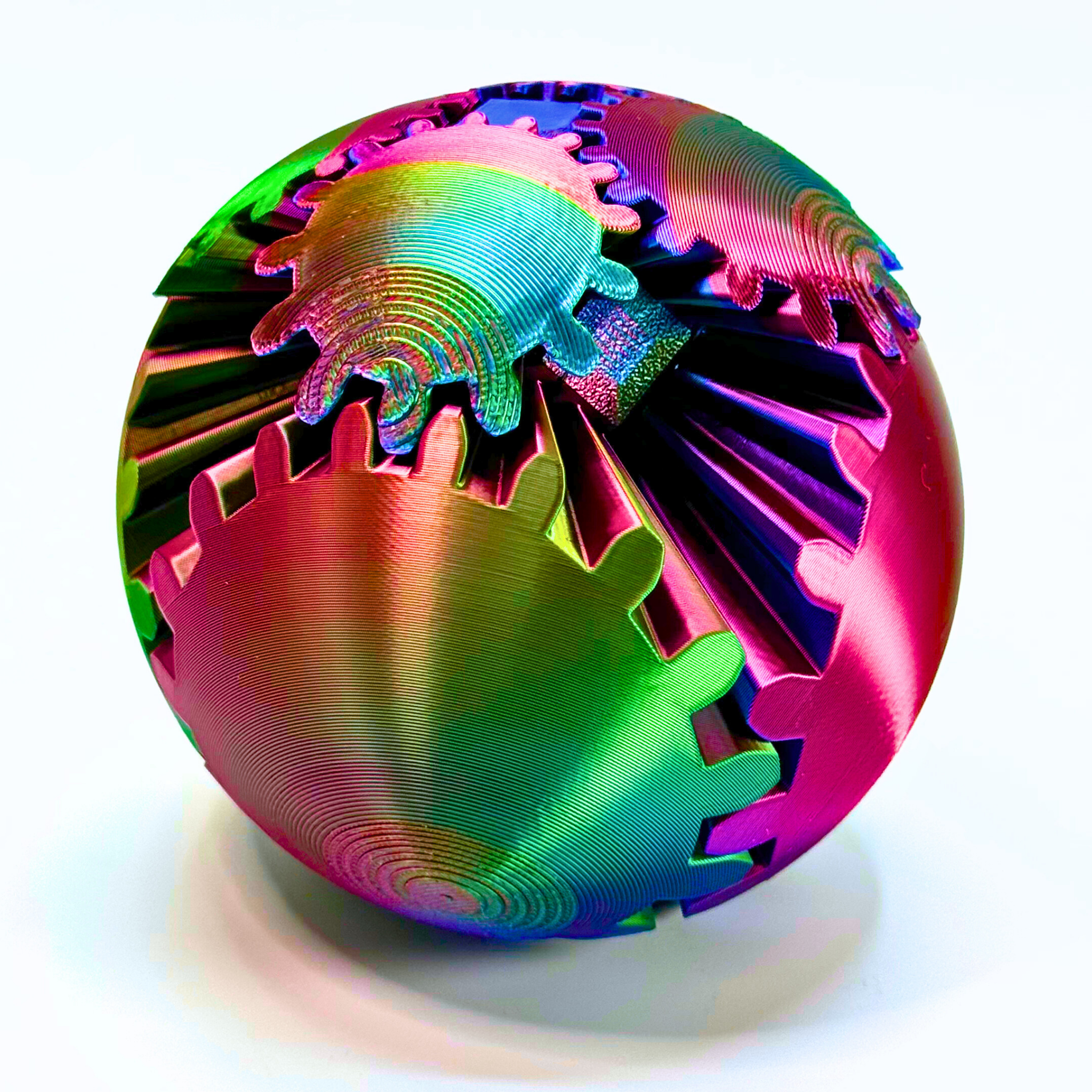 Large Gear Ball Fidget Toy - Gear Balls - Dragon Fidgets