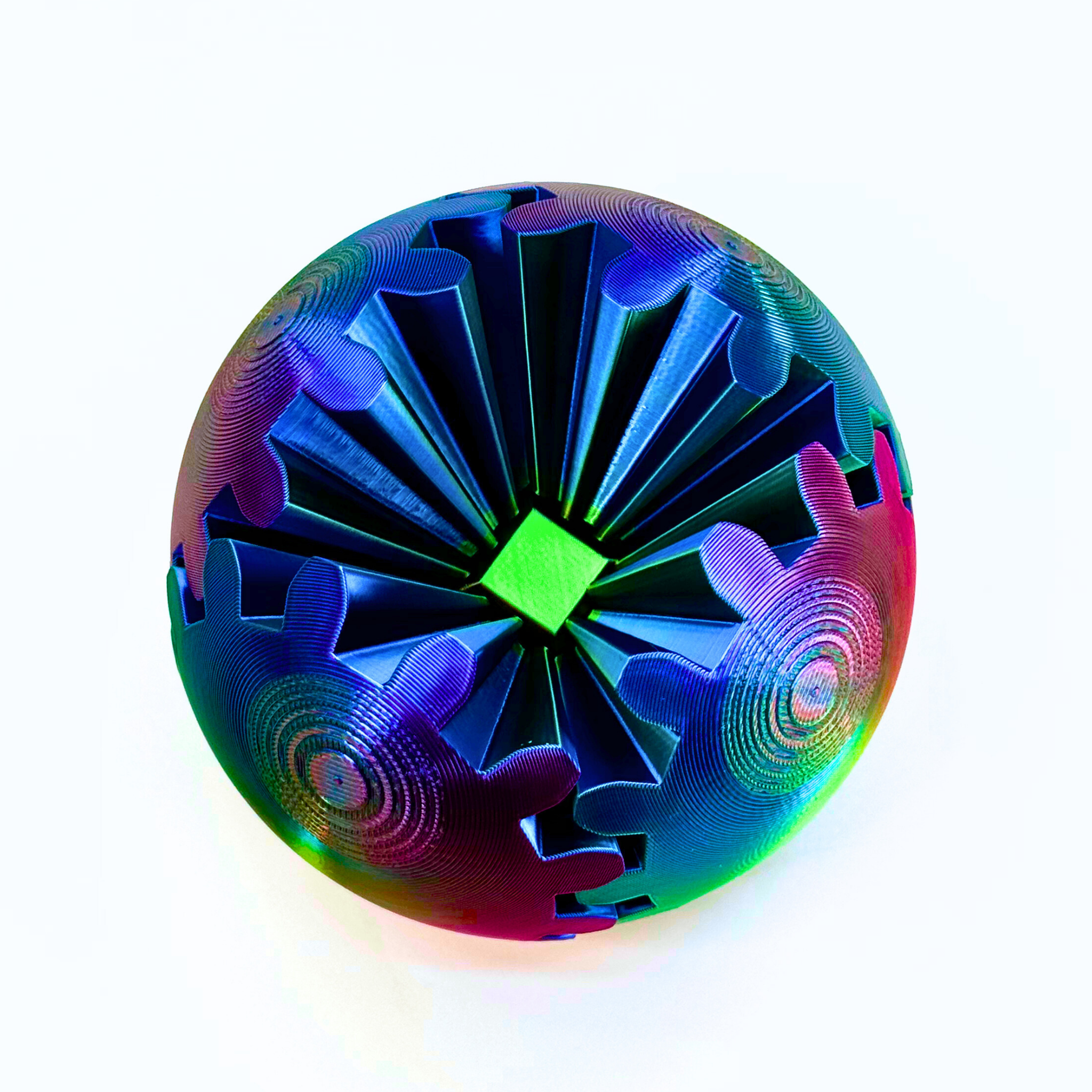 Large Gear Ball Fidget Toy - Gear Balls - Dragon Fidgets