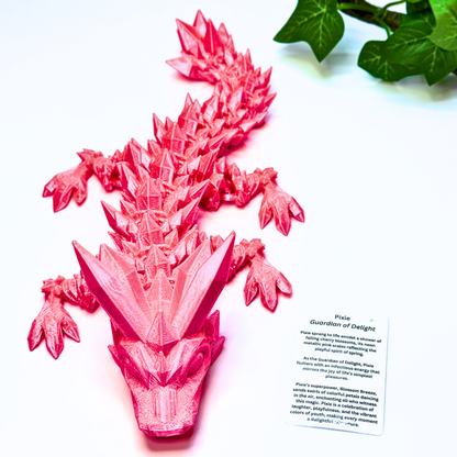 12IN Baby Crystal Dragon - Crystal Dragons - Dragon Fidgets