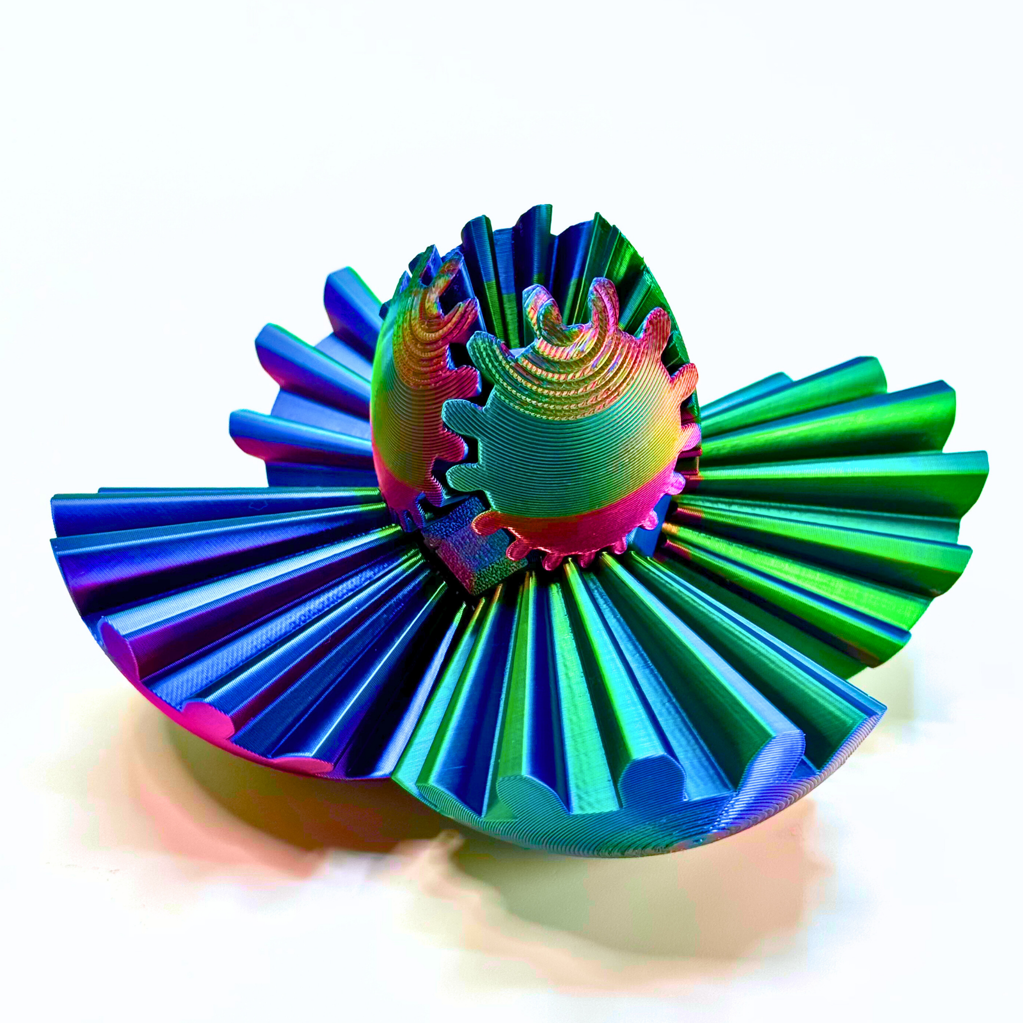 Large Gear Ball Fidget Toy - Gear Balls - Dragon Fidgets