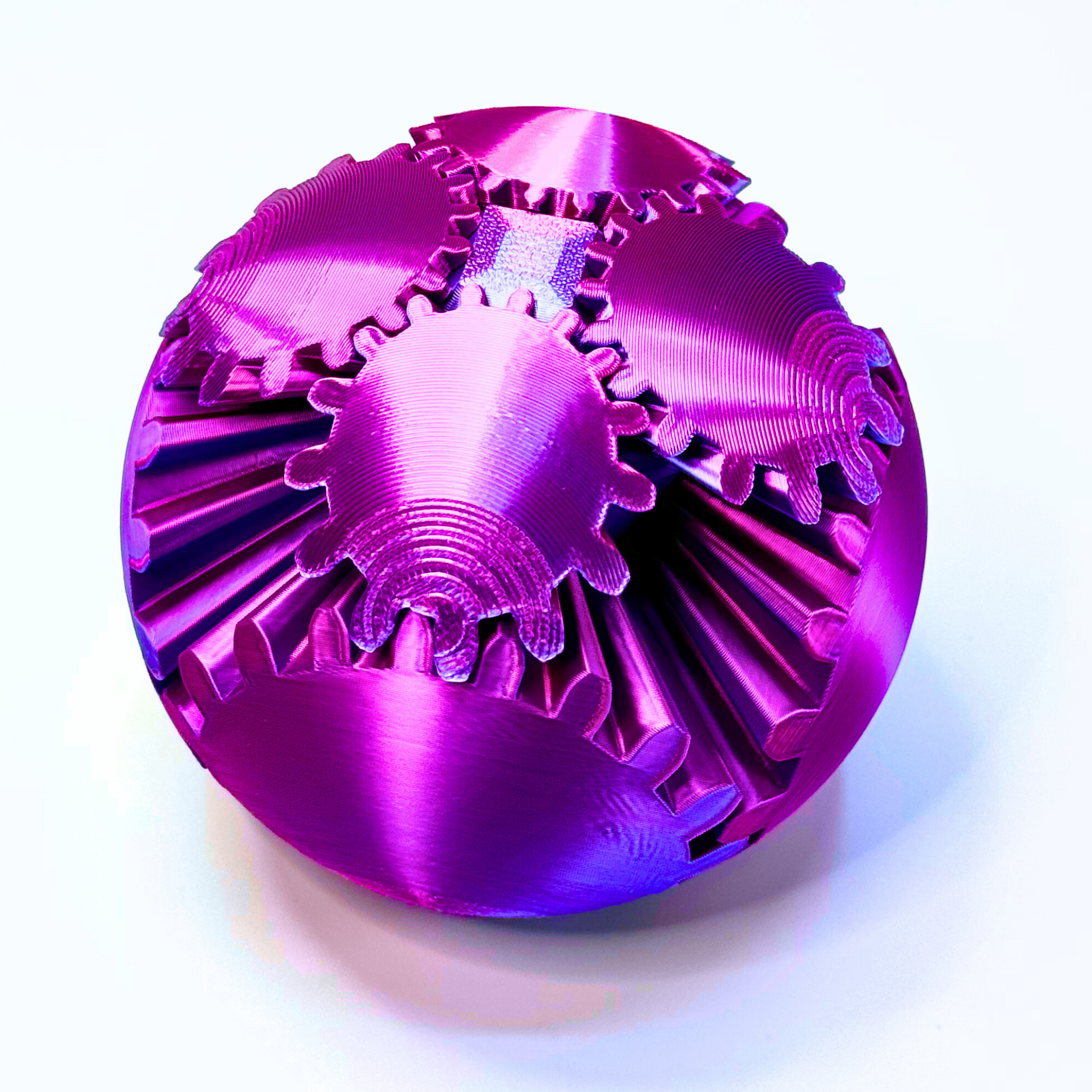 Large Gear Ball Fidget Toy - Gear Balls - Dragon Fidgets