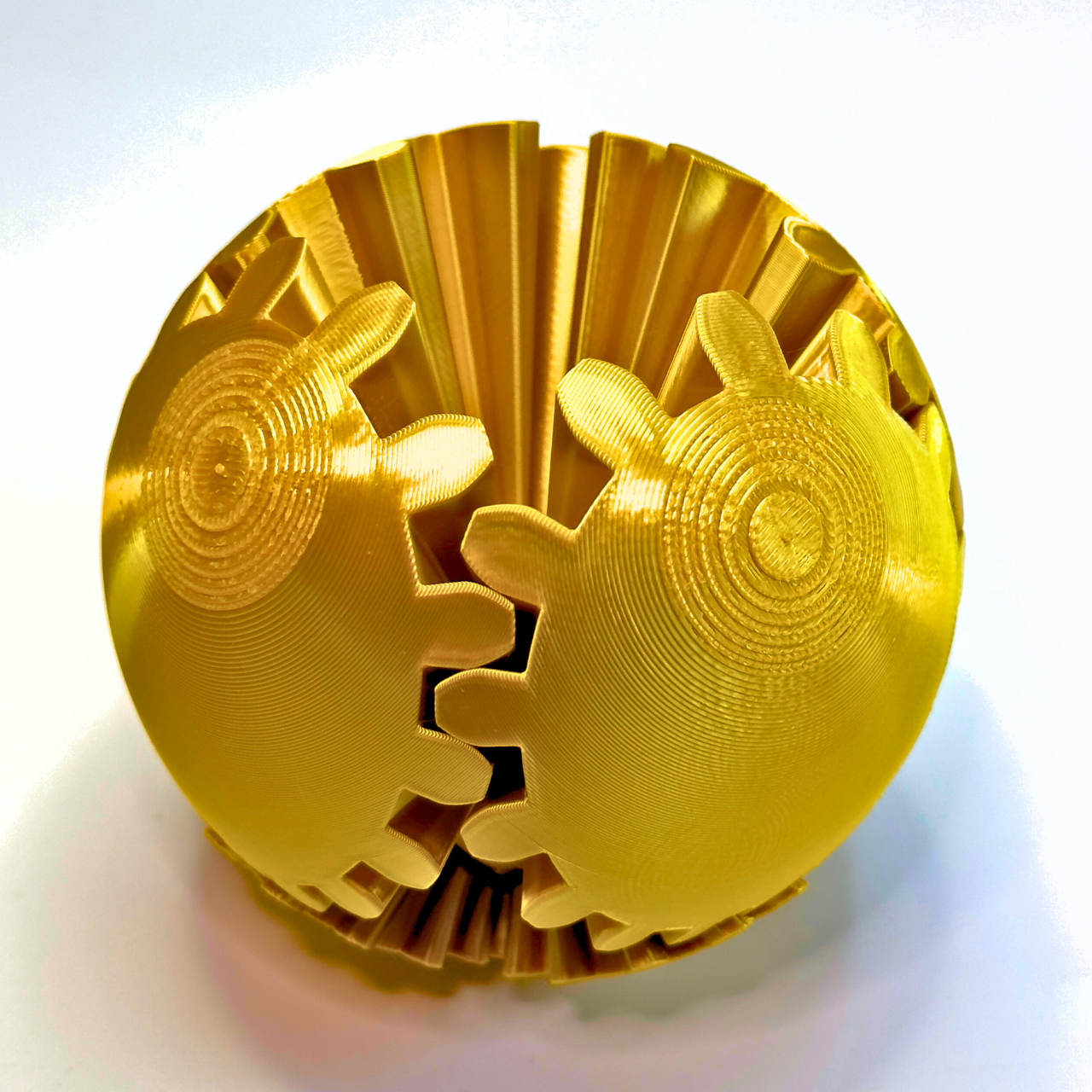 Large Gear Ball Fidget Toy - Gear Balls - Dragon Fidgets