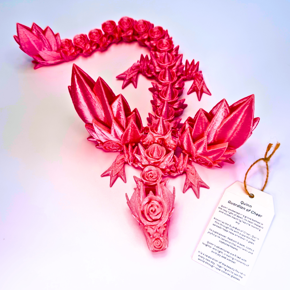 Rosewing Dragon Collectible - 13IN – Dragon Fidgets Rosewing Dragon Collectible - 13IN – Dragon Fidgets