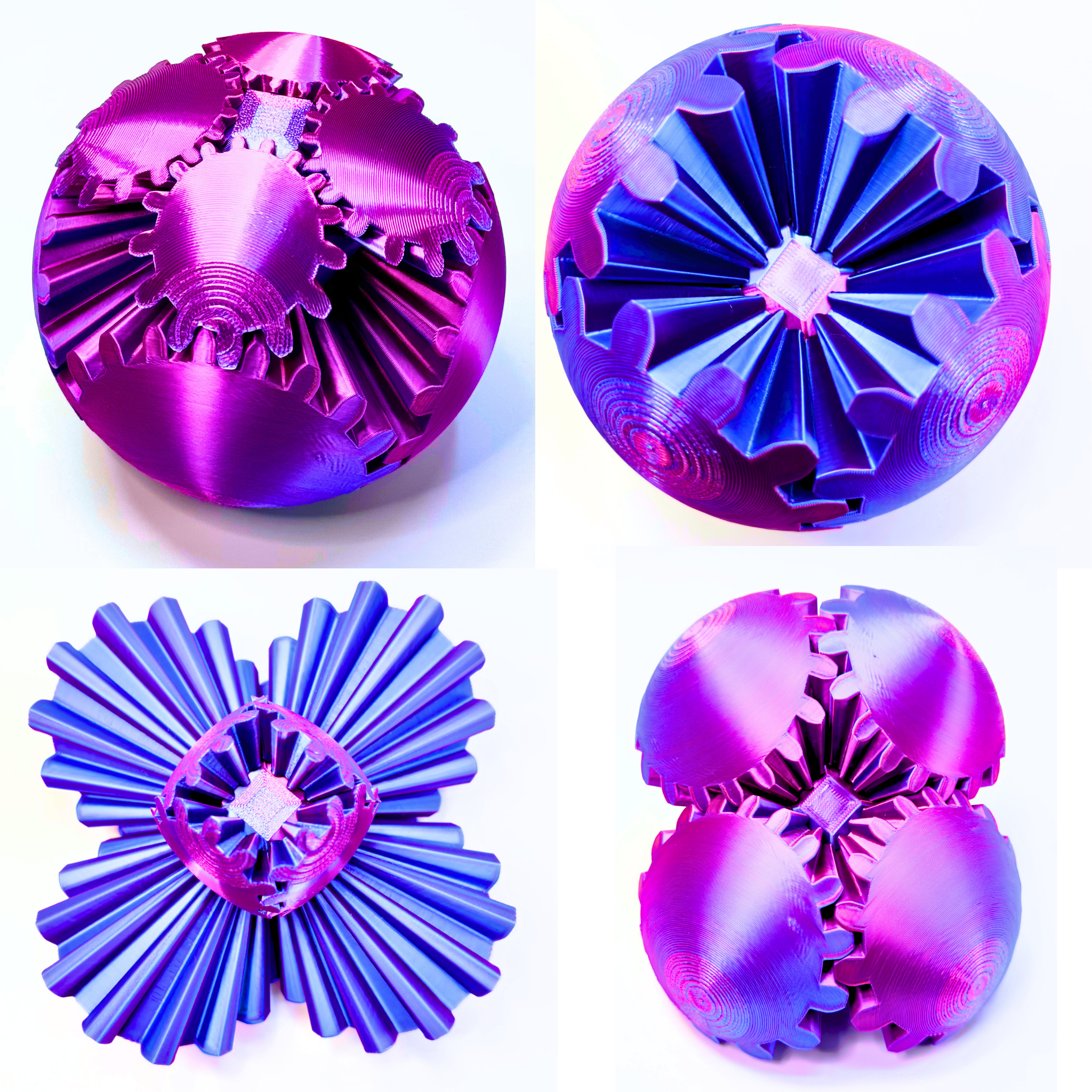 Large Gear Ball Fidget Toy - Gear Balls - Dragon Fidgets