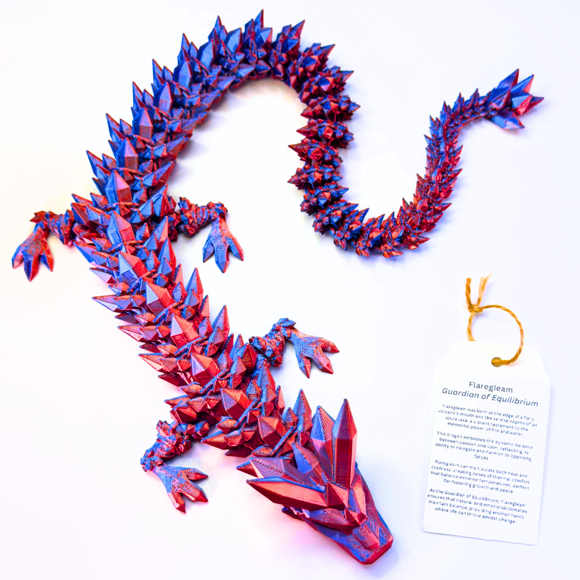 19IN Crystal Dragon - Crystal Dragons - Dragon Fidgets
