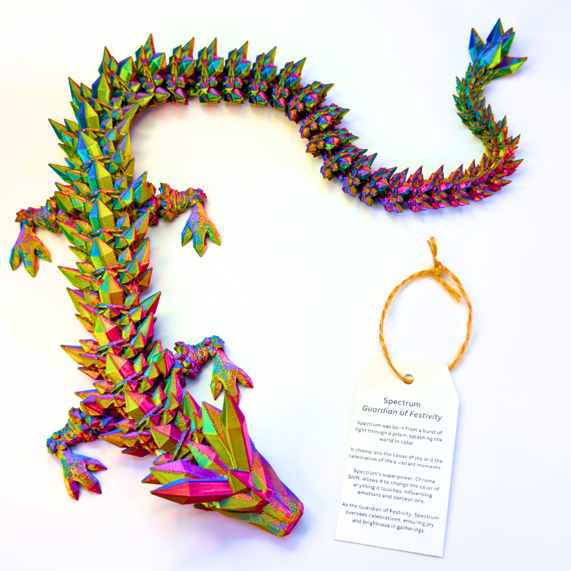 19IN Crystal Dragon - Crystal Dragons - Dragon Fidgets