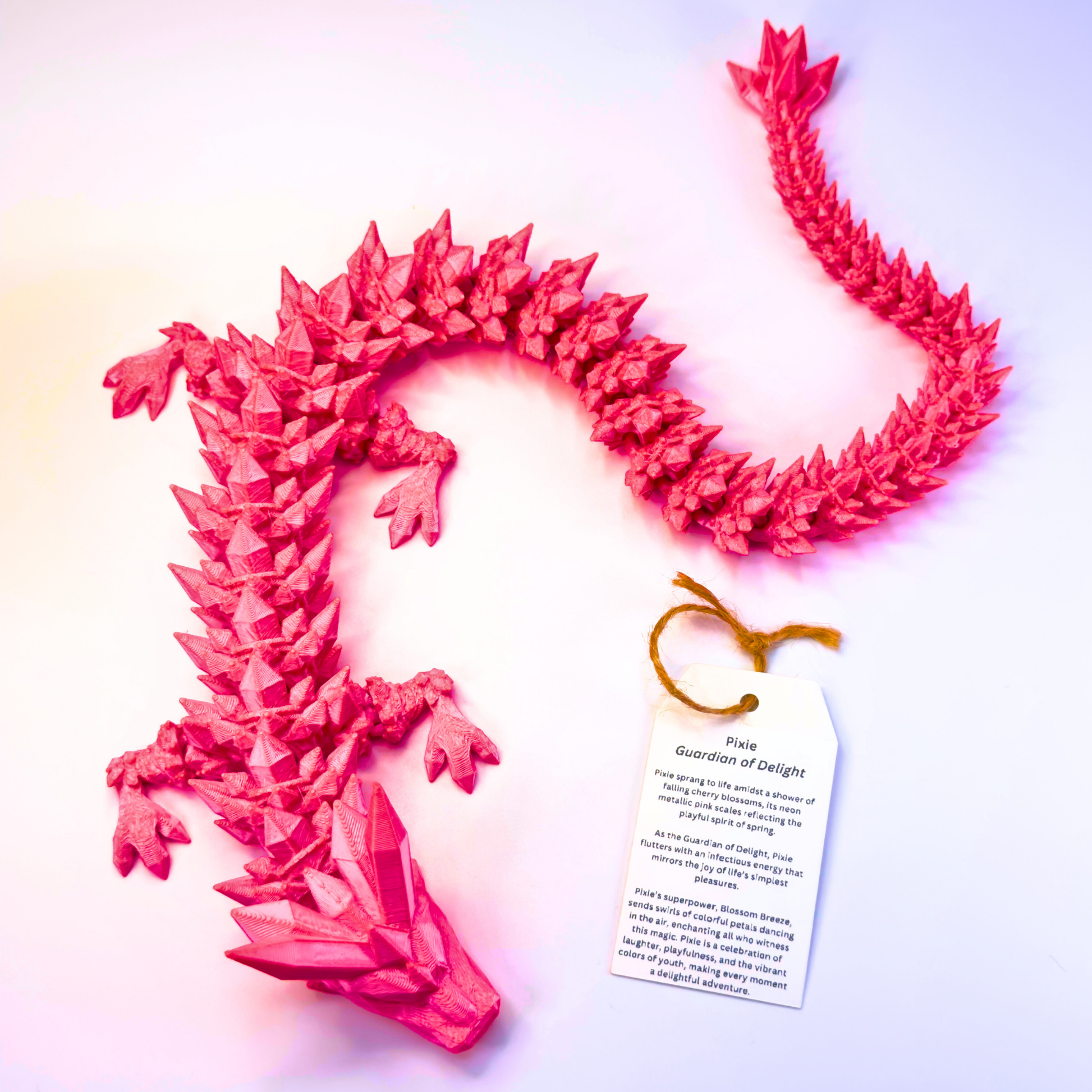 19IN Crystal Dragon - Crystal Dragons - Dragon Fidgets