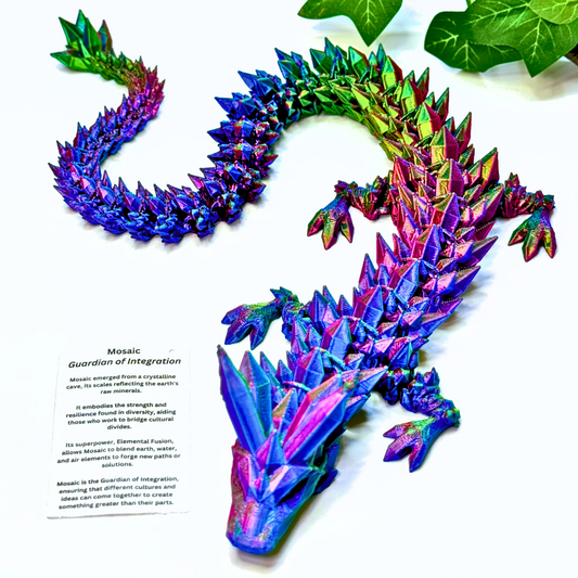 19IN Crystal Dragon - Crystal Dragons - Dragon Fidgets