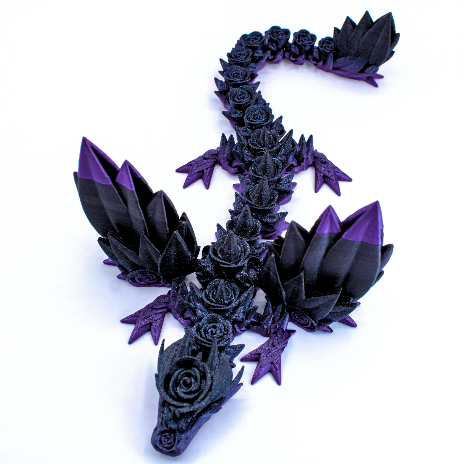 Purple/Black Dragon Collection - fidget toy - Dragon Fidgets