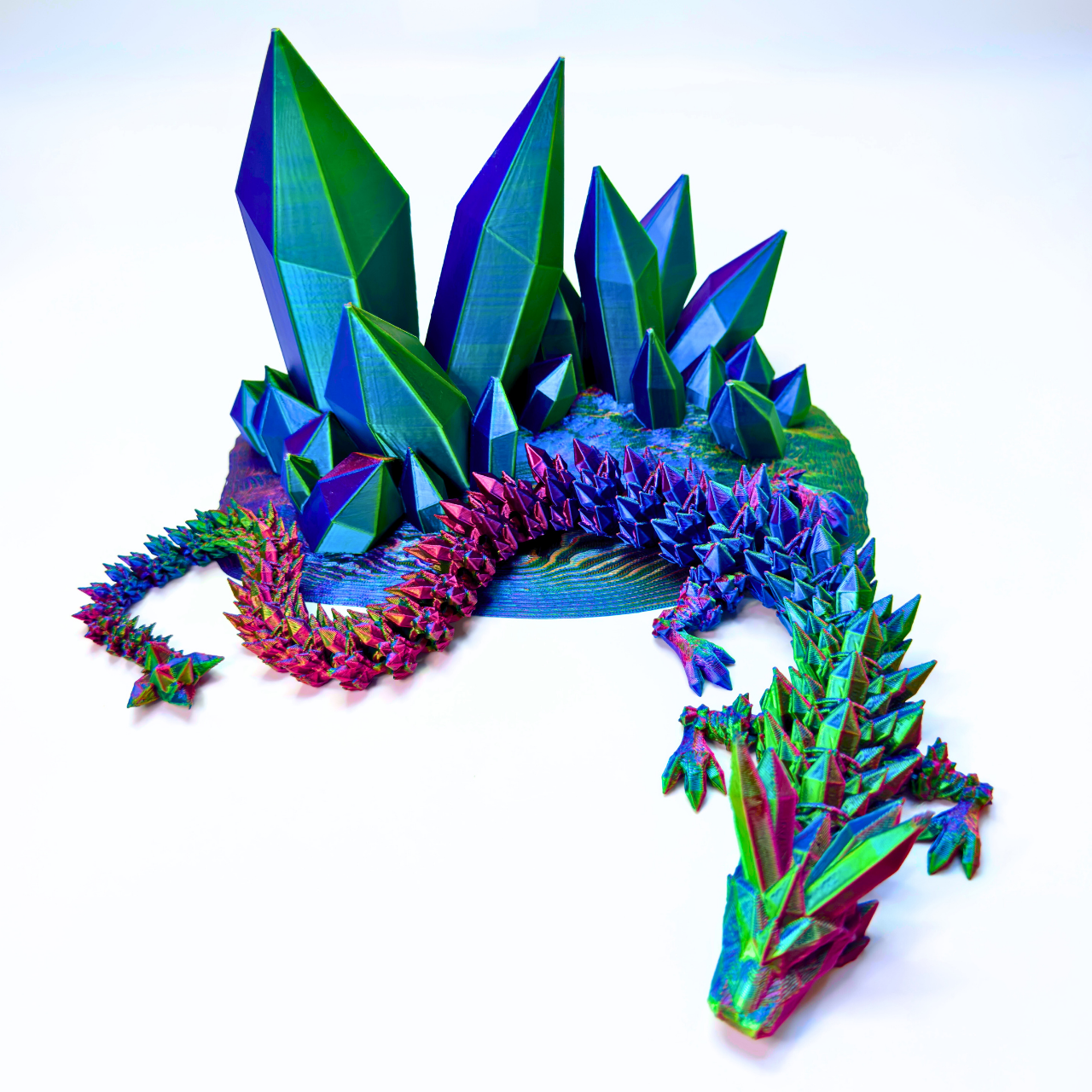 Crystal Dragon Stand - Crystal Dragons - Dragon Fidgets