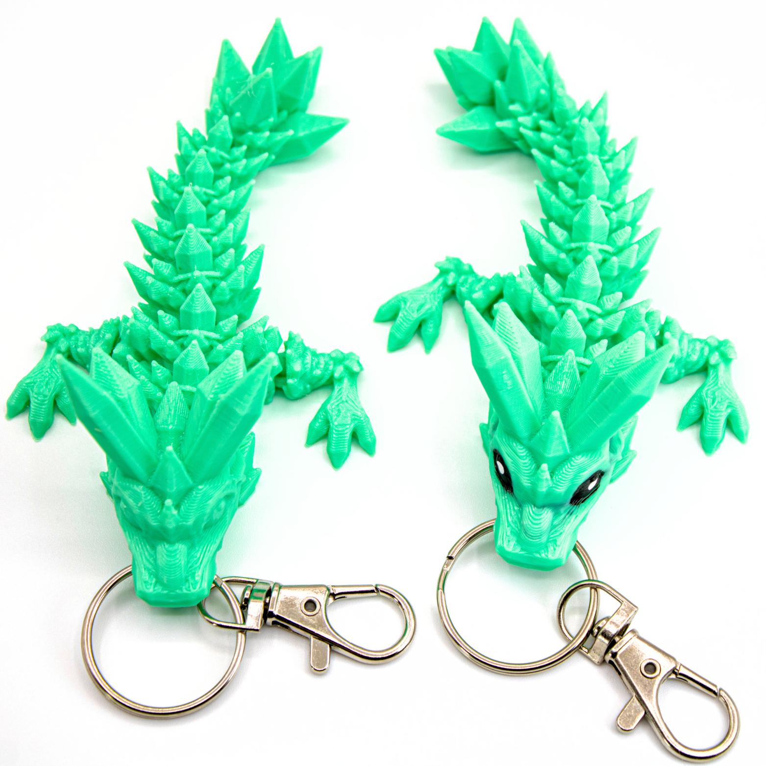 Crystal Dragon Fidget Keychain - keychain - Dragon Fidgets