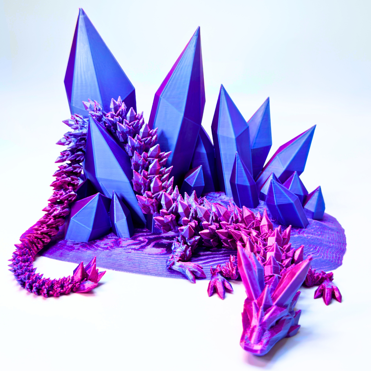 Crystal Dragon Stand - Crystal Dragons - Dragon Fidgets