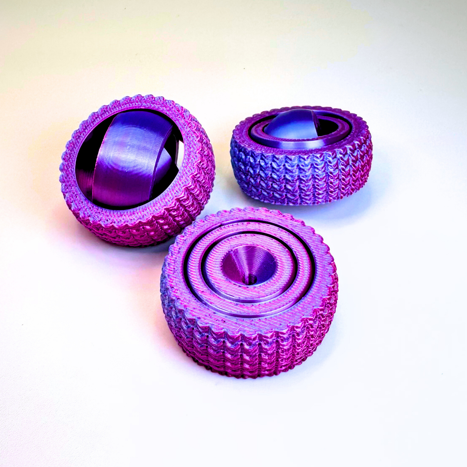 Textured Gyro Fidget Spinner