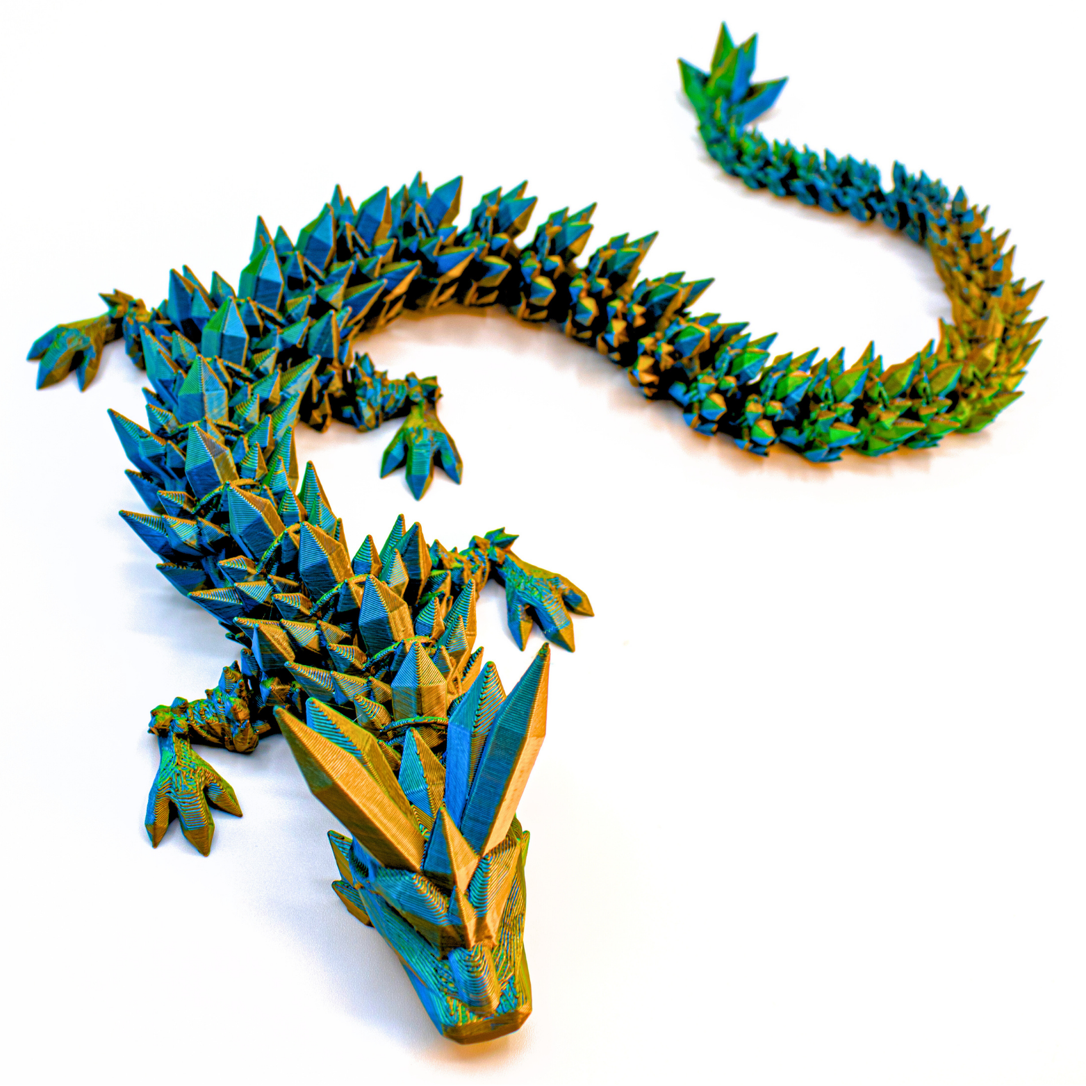 NEW! 19" Long Crystal Dragon - Collectable - Dragon Fidgets